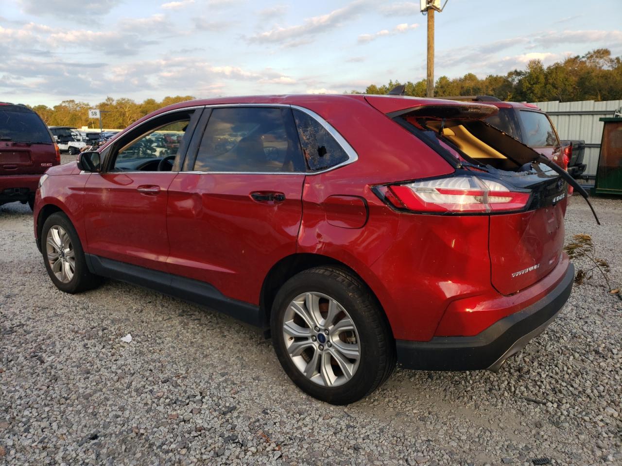 2022 FORD EDGE TITANIUM VIN:2FMPK4K95NBA21925