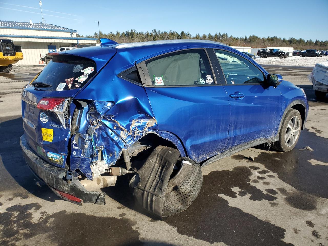 2022 HONDA HR-V EX VIN:3CZRU6H57NM773660