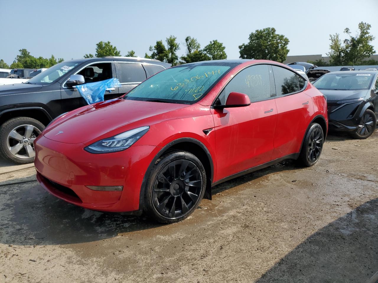 2022 TESLA MODEL Y  VIN:7SAYGDEE0NF460877