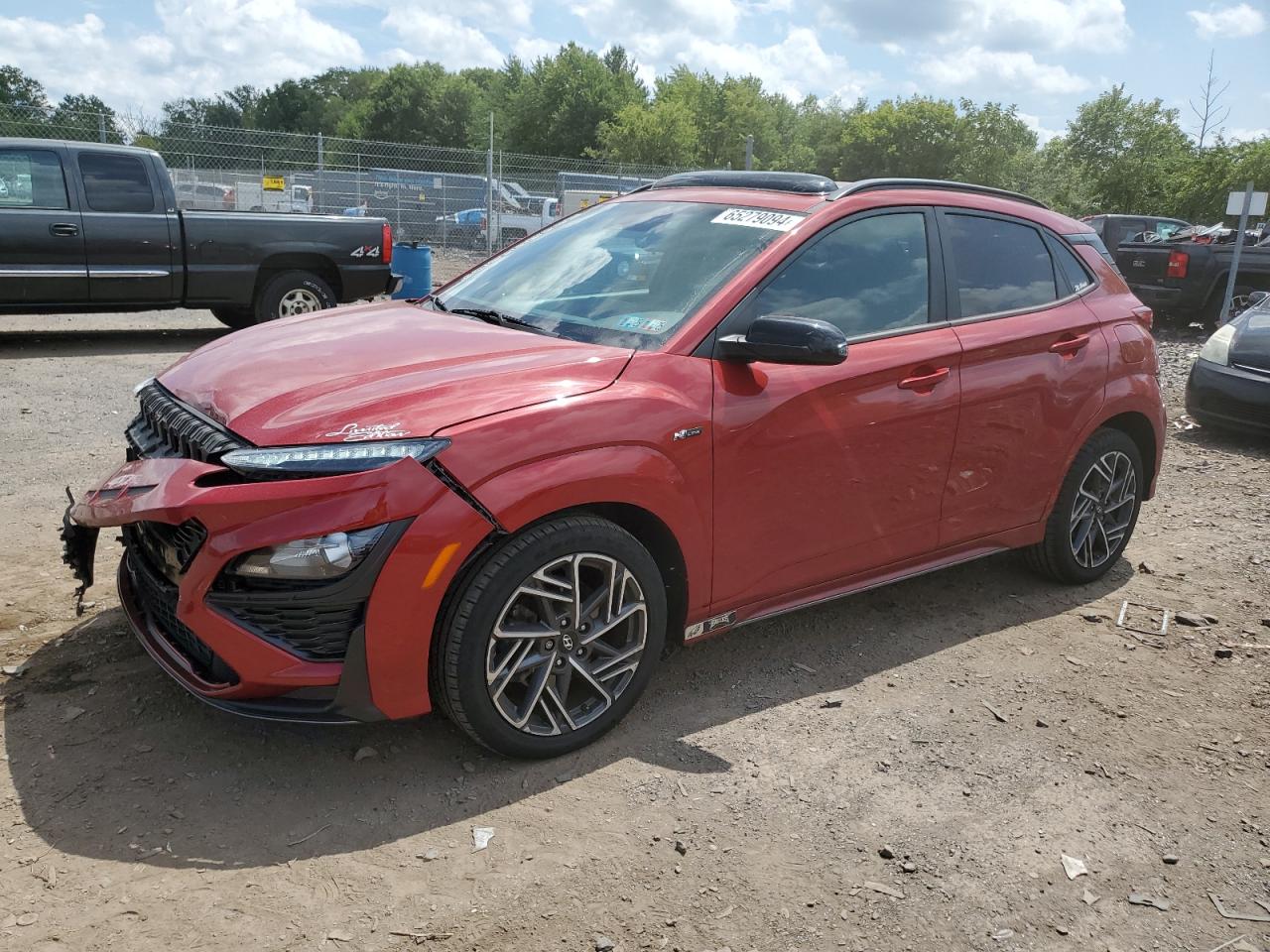 2022 HYUNDAI KONA N LINE VIN:KM8K3CA32NU871651