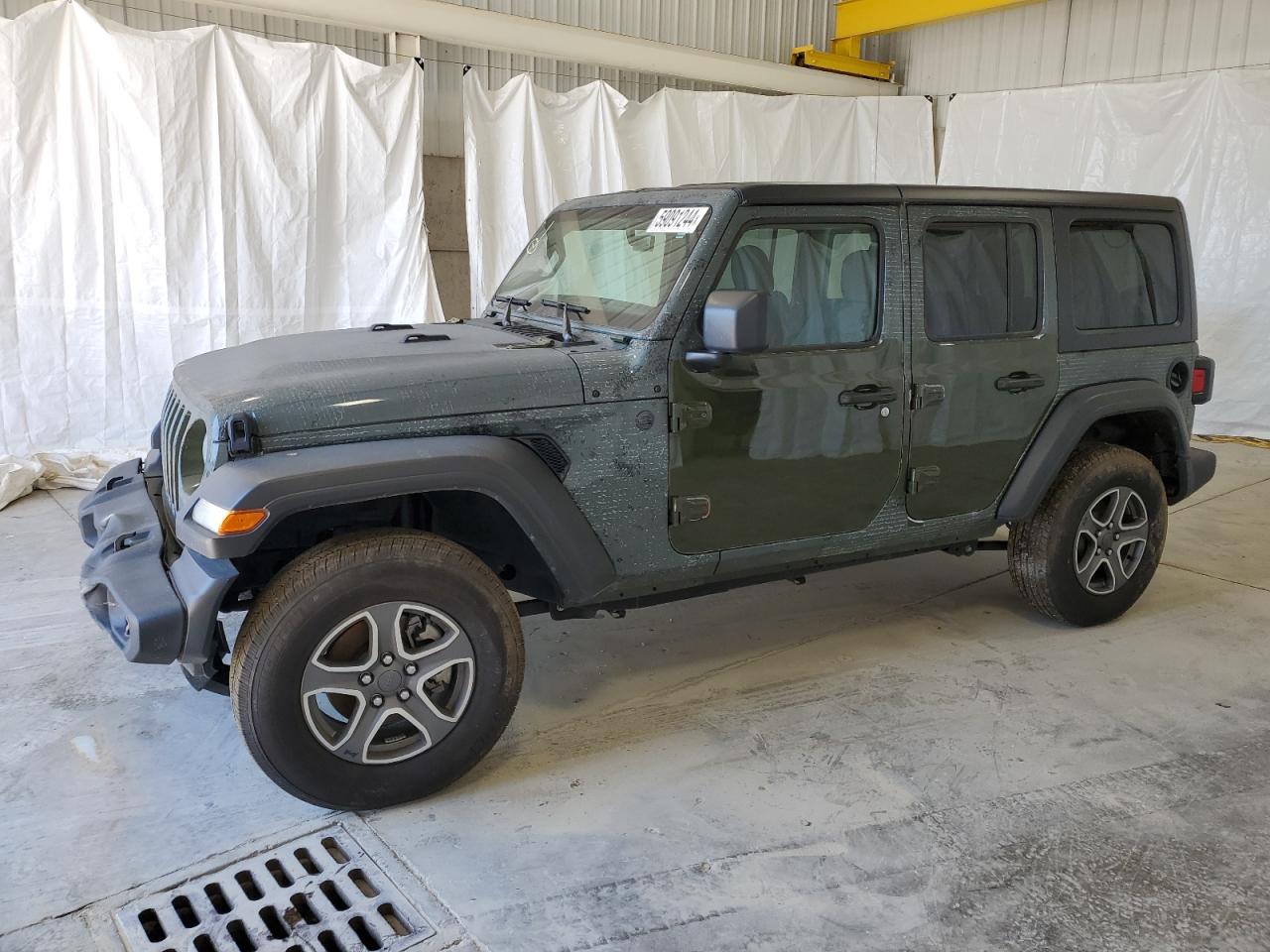 2022 JEEP WRANGLER UNLIMITED SPORT VIN:1C4HJXDG7NW243535