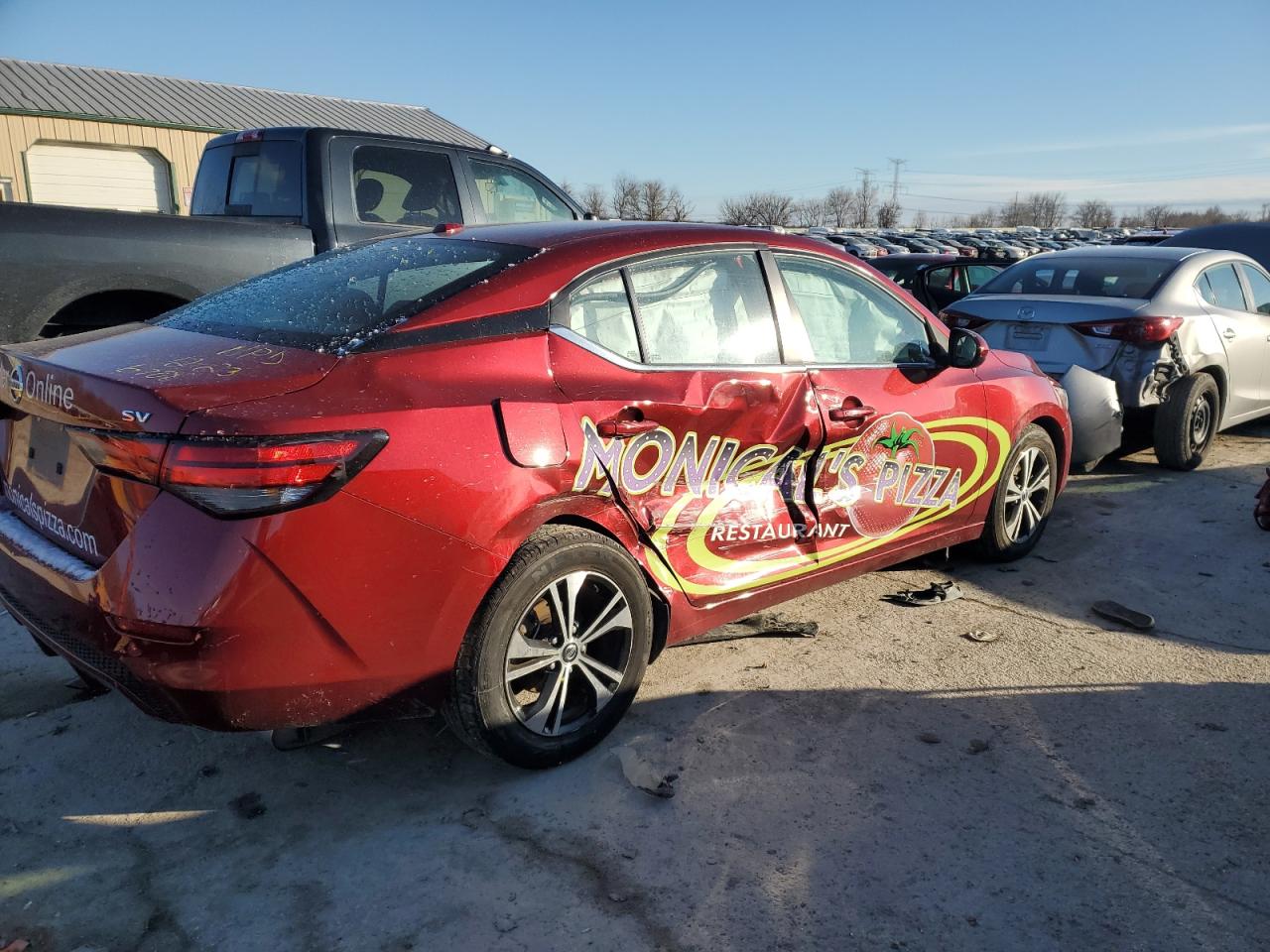 2022 NISSAN SENTRA SV VIN:3N1AB8CV5NY246708
