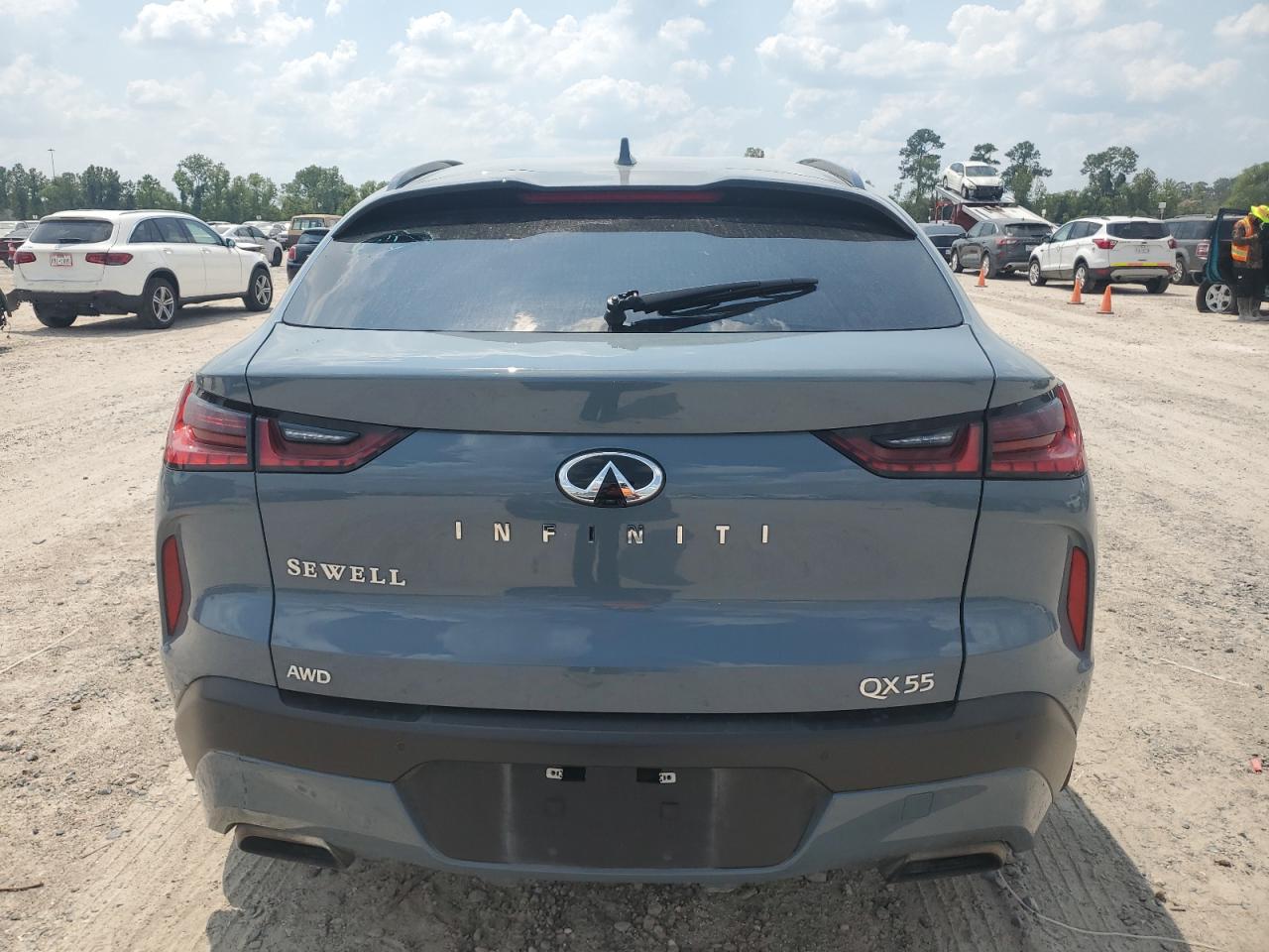 2022 INFINITI QX55 LUXE VIN:3PCAJ5J35NF112390