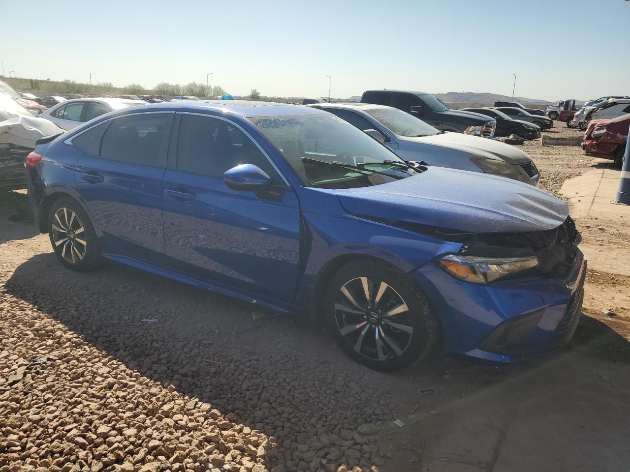 2022 HONDA CIVIC EX VIN:2HGFE1F71NH309034