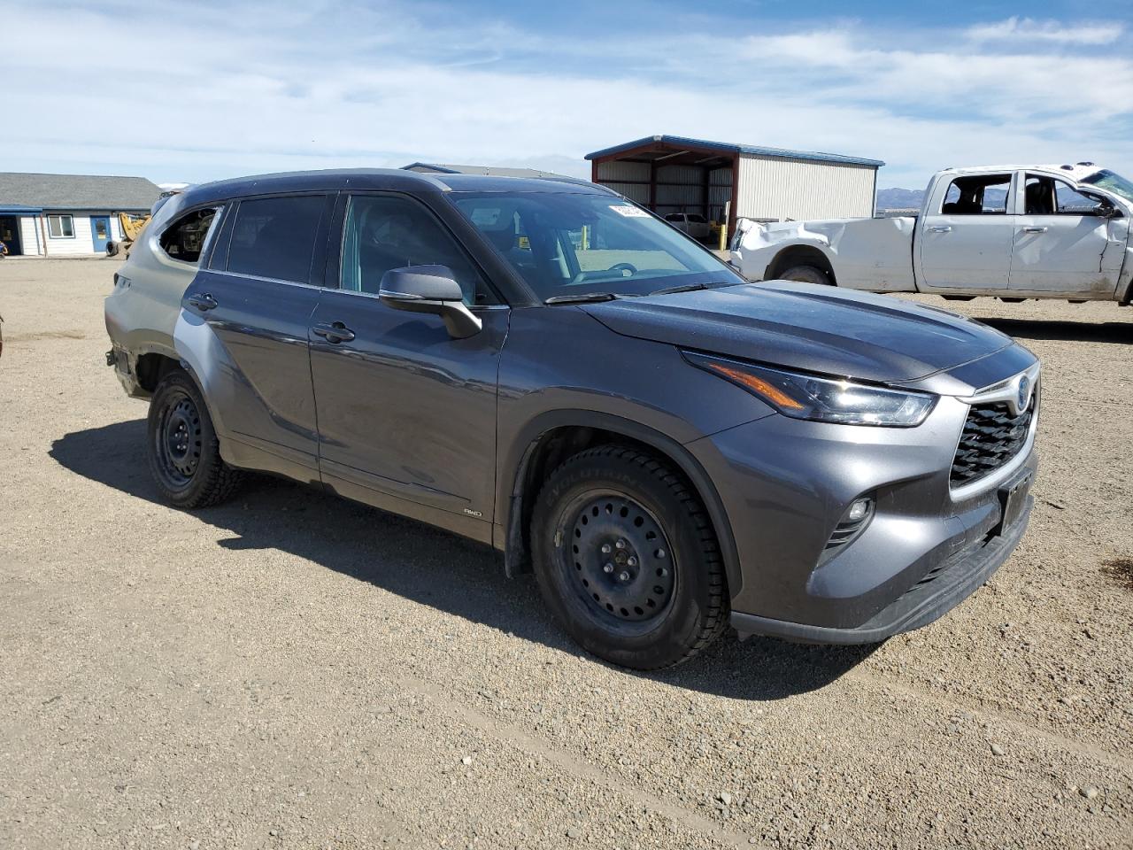 2022 TOYOTA HIGHLANDER HYBRID XLE VIN:5TDGBRCH8NS548539