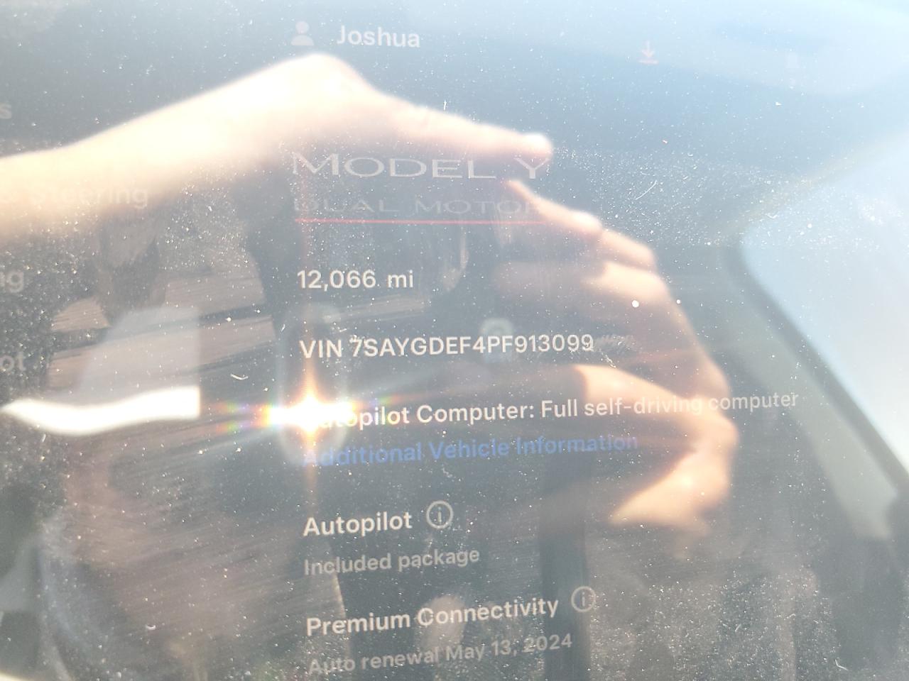 2023 TESLA MODEL Y  VIN:7SAYGDEF4PF913099