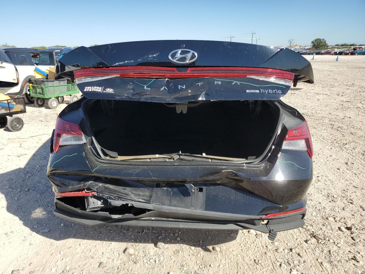 2022 HYUNDAI ELANTRA BLUE VIN:KMHLM4AJ0NU028893