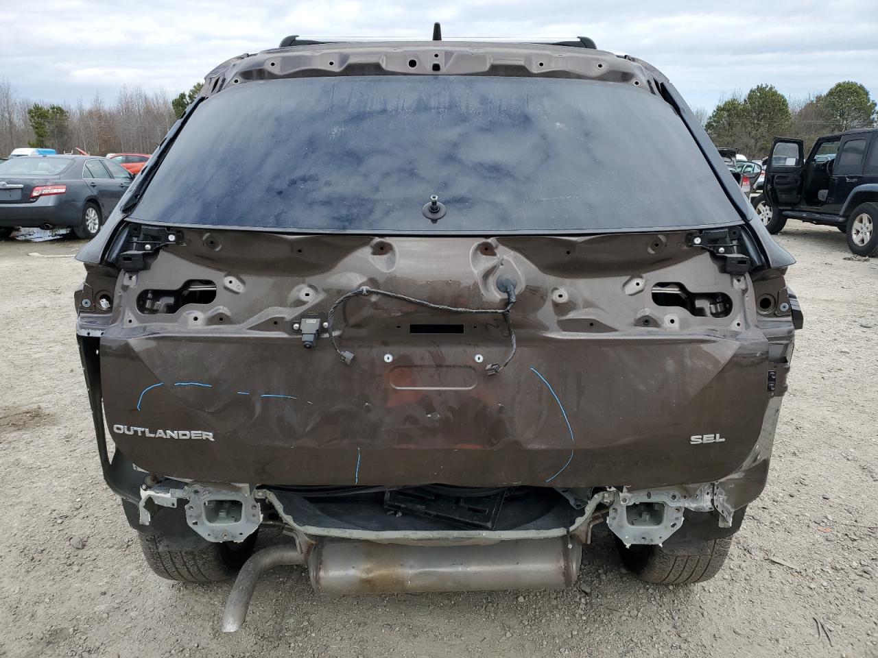 2022 MITSUBISHI OUTLANDER SEL VIN:JA4J3VA82NZ073025