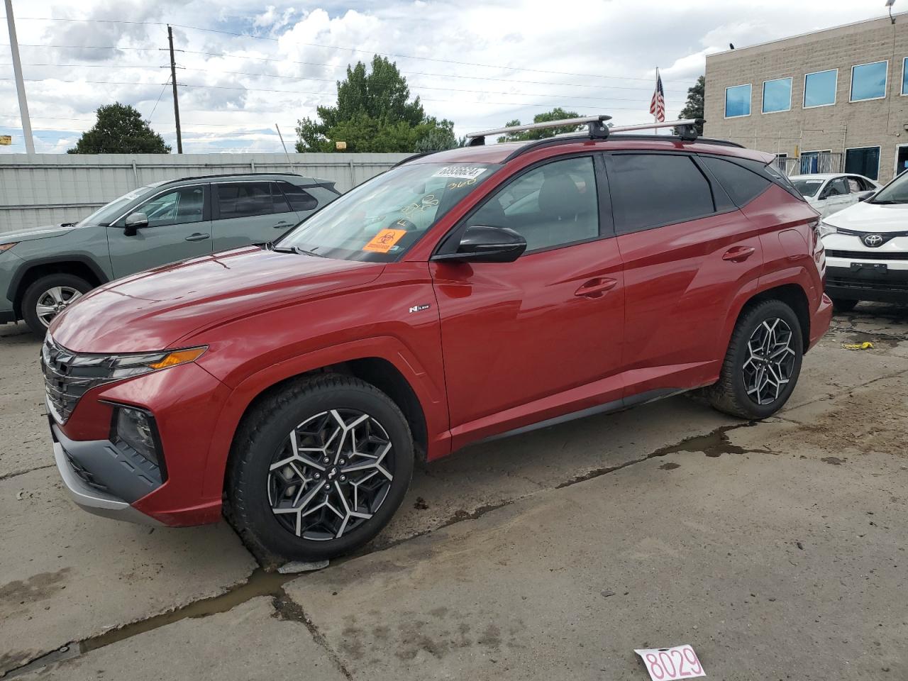 2022 HYUNDAI TUCSON N LINE VIN:KM8JFCAE0NU162947