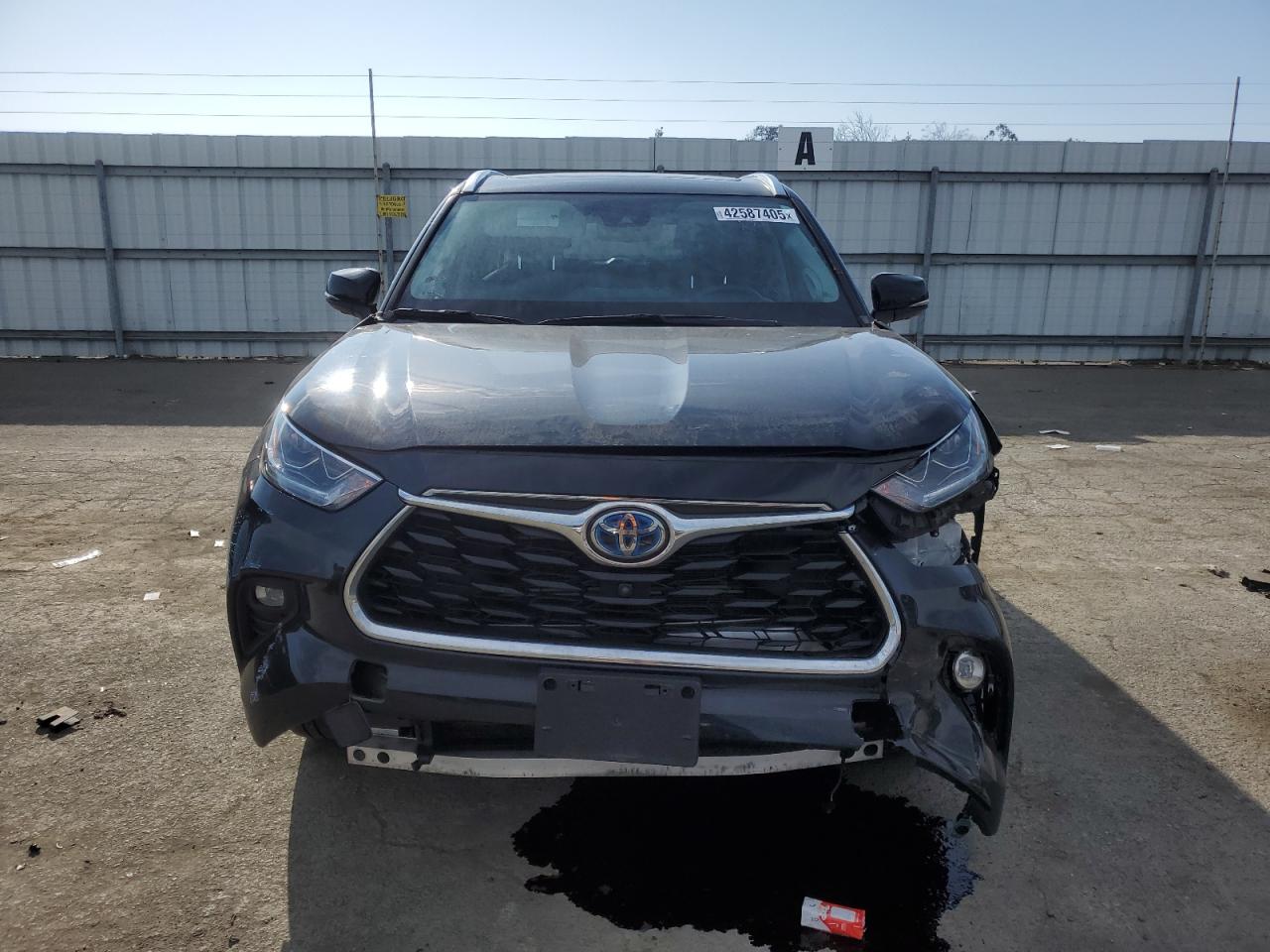 2022 TOYOTA HIGHLANDER HYBRID PLATINUM VIN:5TDEBRCH2NS075728