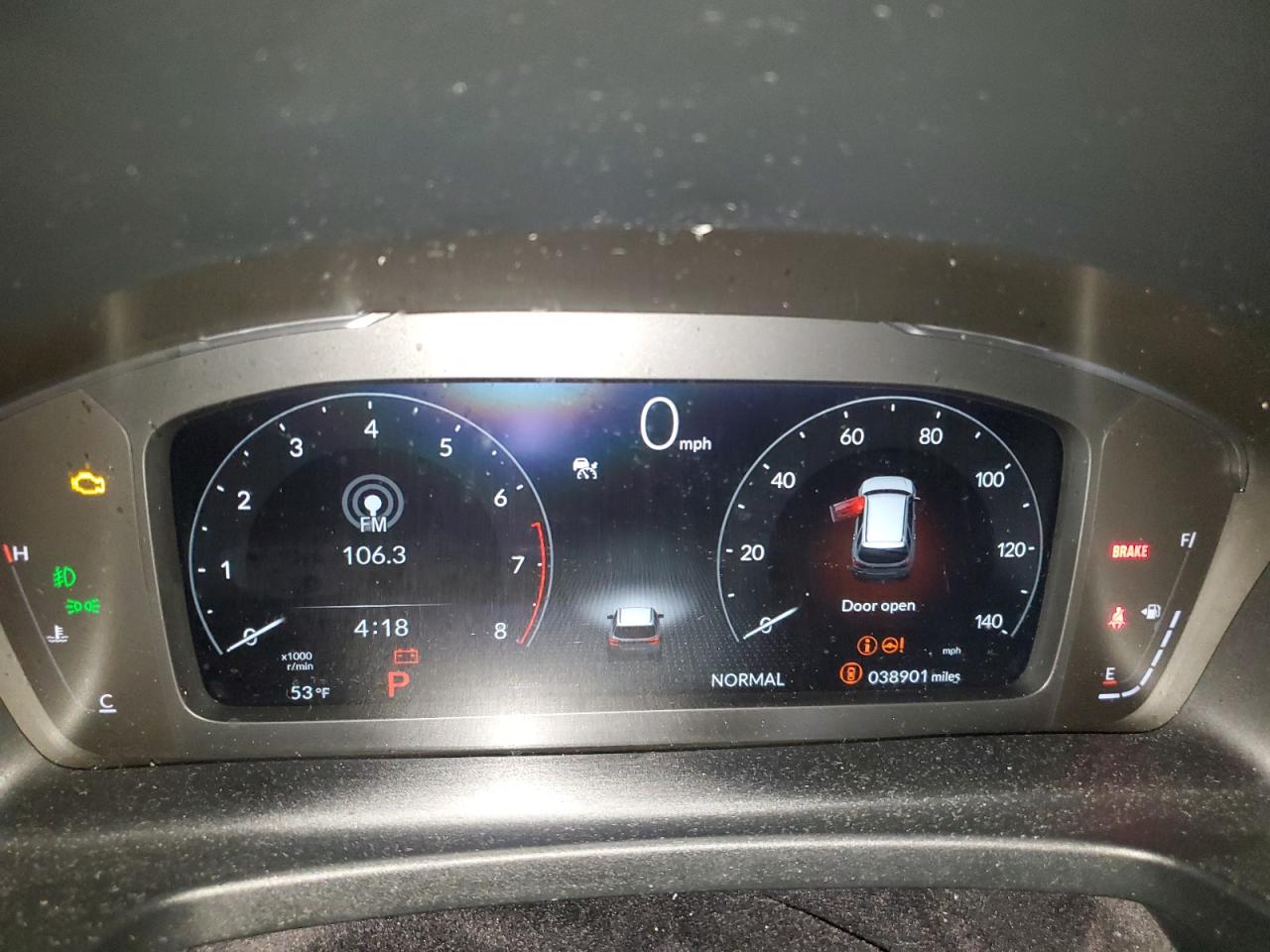 2023 HONDA PILOT ELITE VIN:5FNYG1H88PB017154