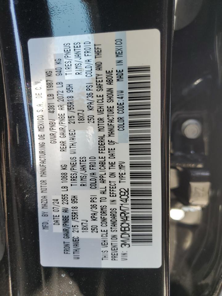 2024 MAZDA CX-30 PREFERRED VIN:3MVDMBCM4RM714092