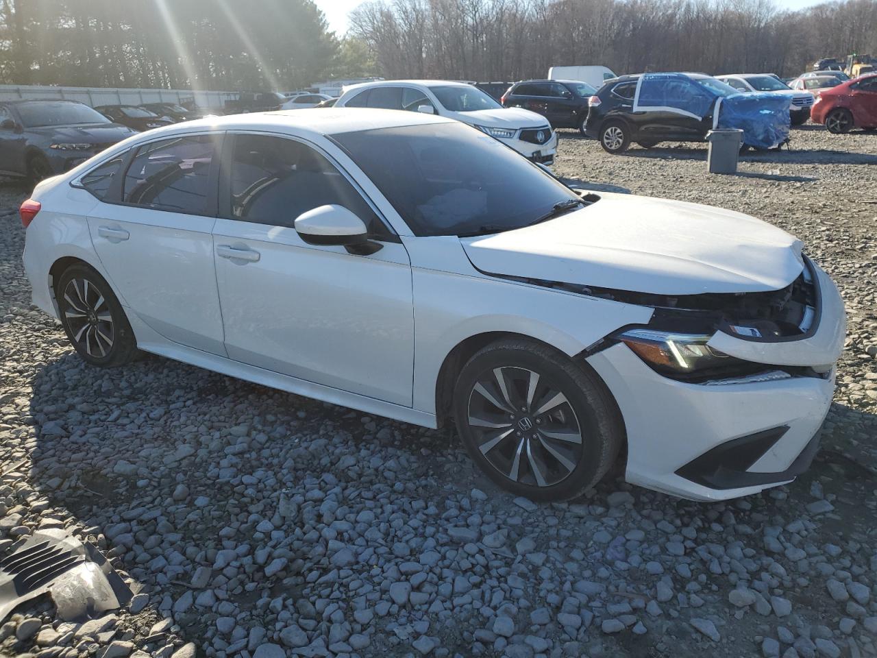 2022 HONDA CIVIC EX VIN:JHMFE1F70NX006528