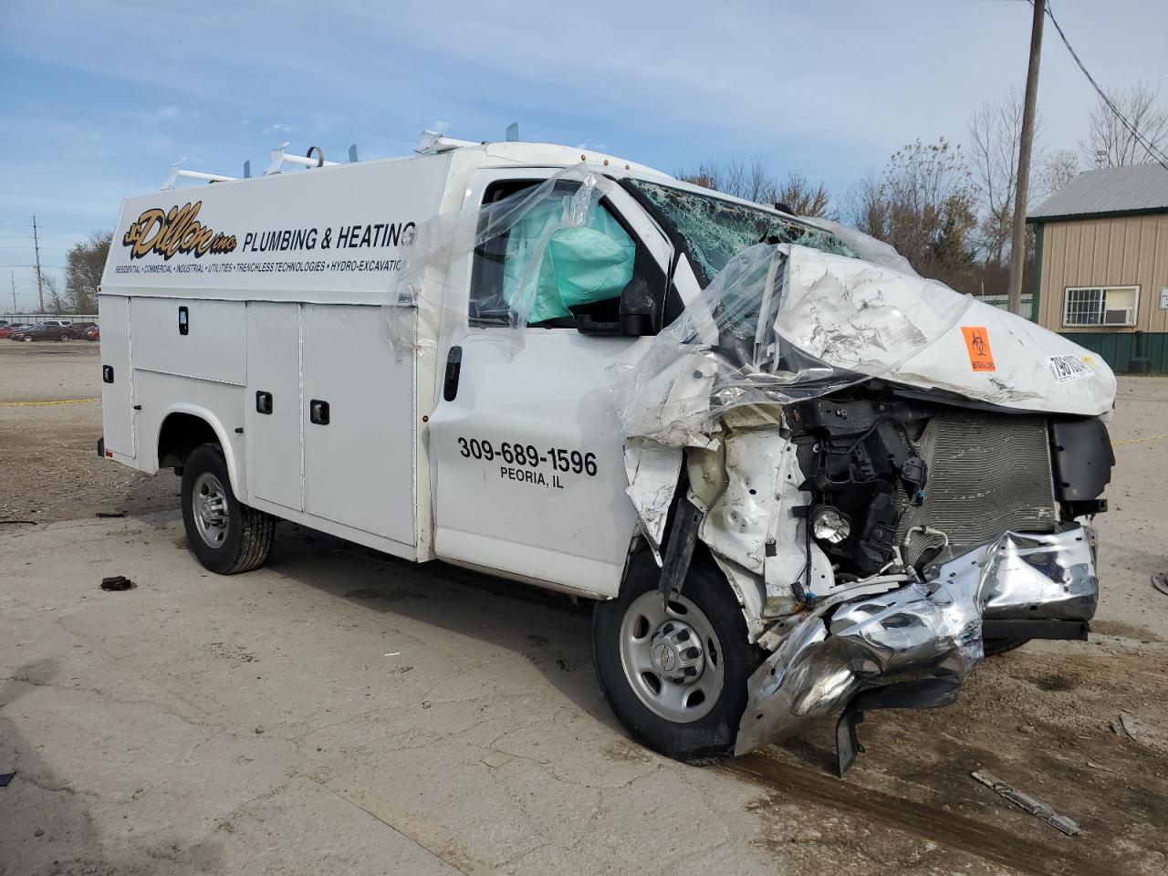 2022 CHEVROLET EXPRESS G3500  VIN:1GB0GRF75N1173958