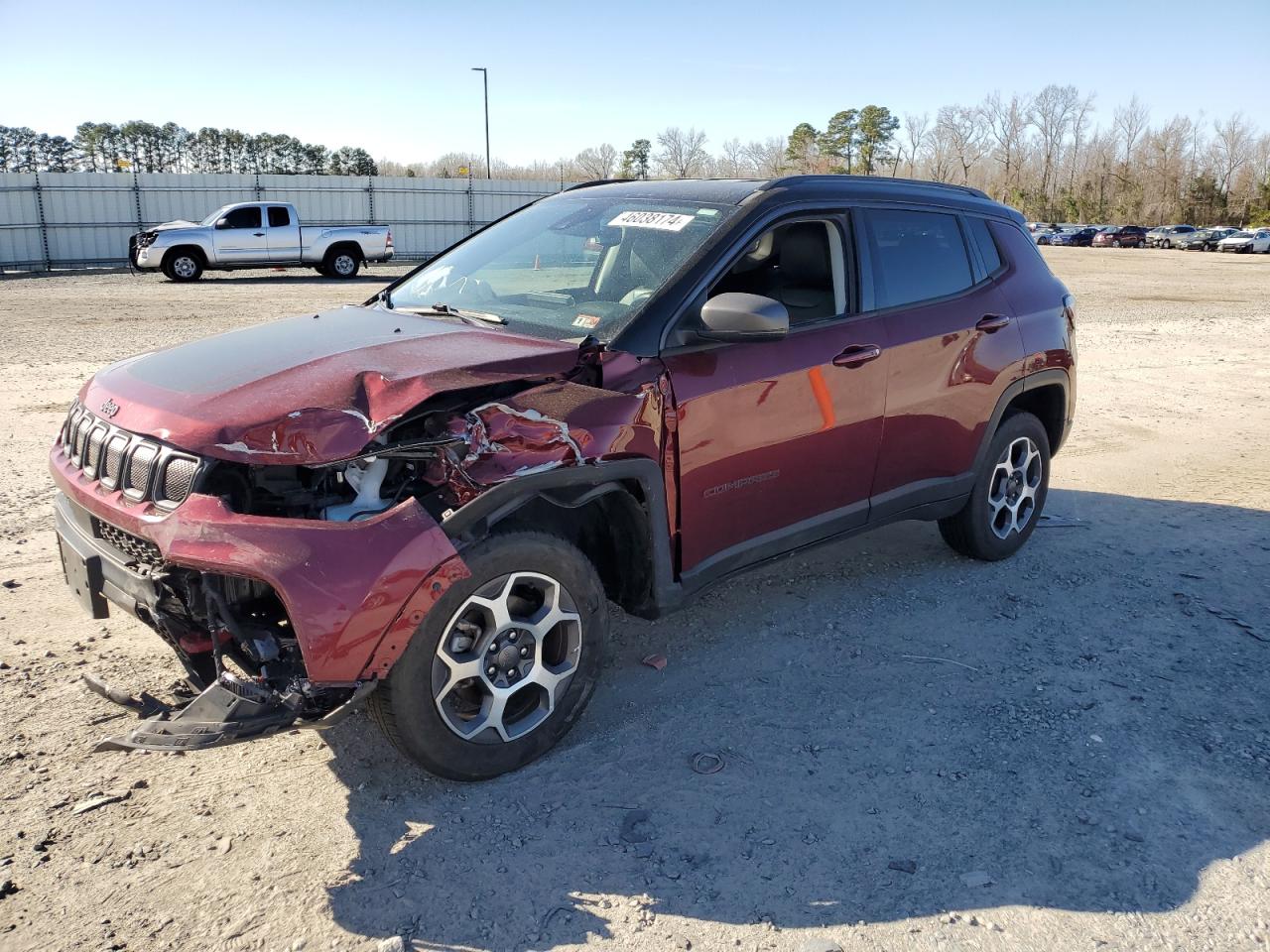 2022 JEEP COMPASS TRAILHAWK VIN:3C4NJDDB3NT121296