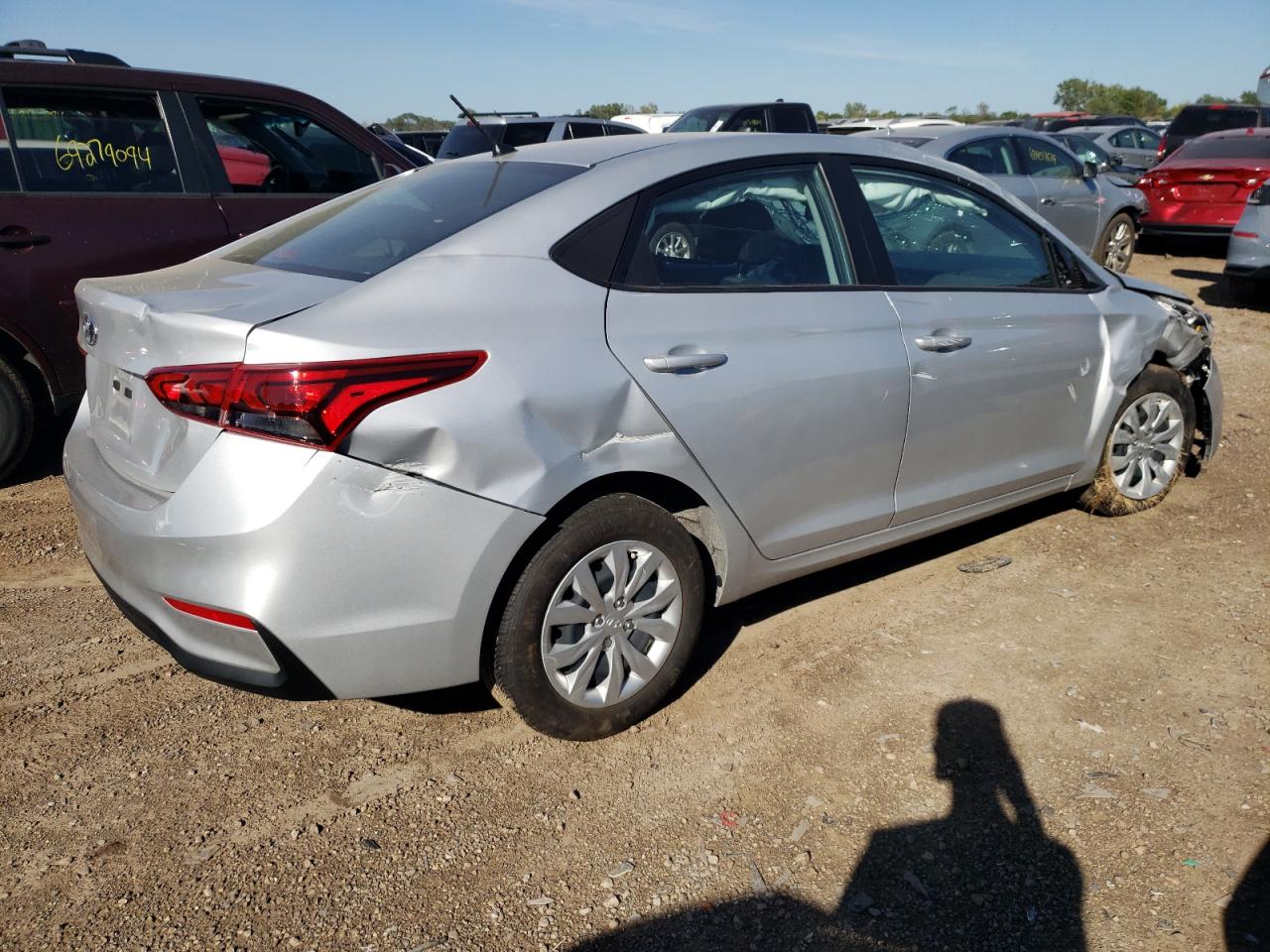 2022 HYUNDAI ACCENT SE VIN:3KPC24A66NE187079