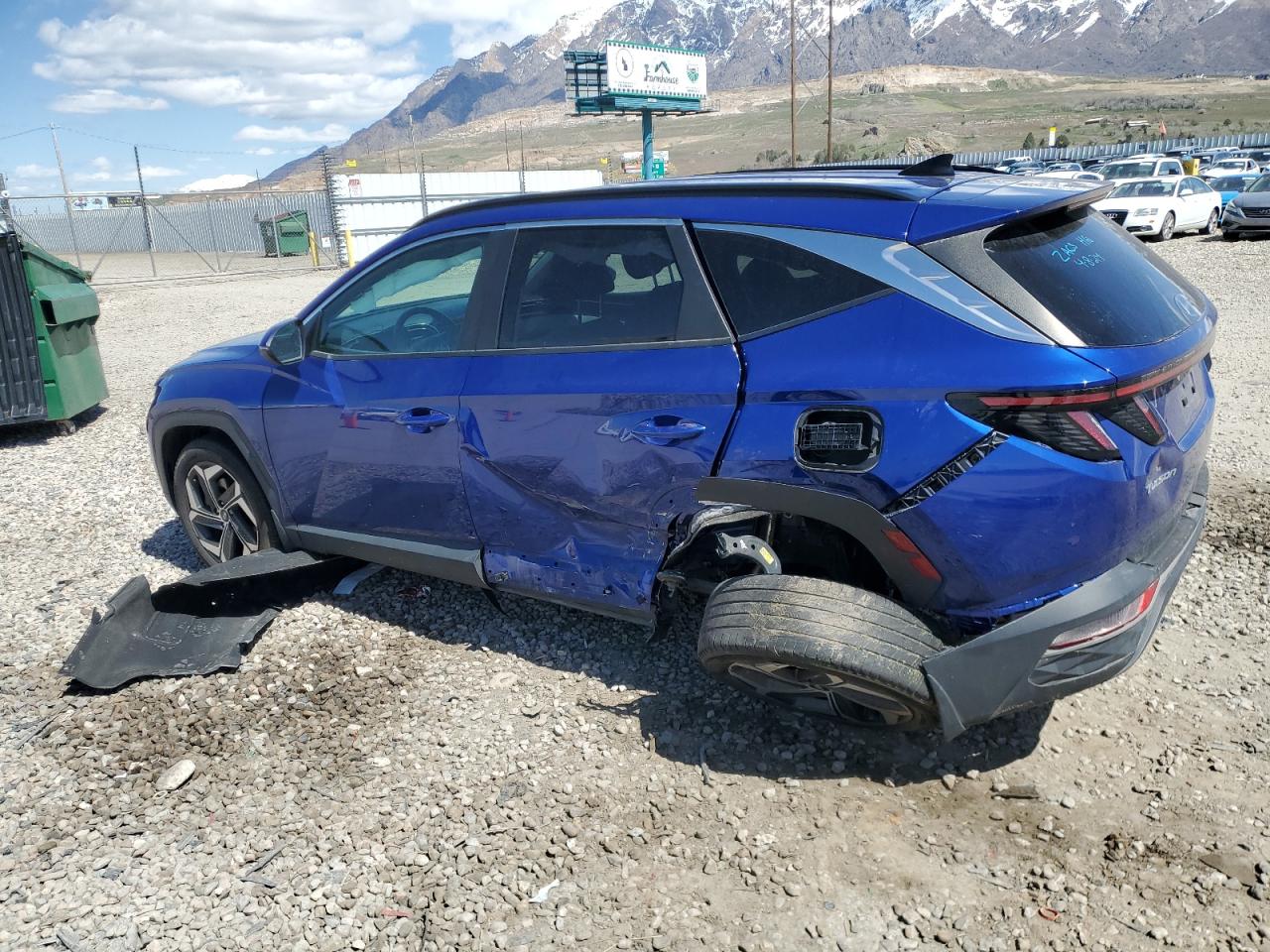 2022 HYUNDAI TUCSON SEL VIN:5NMJFCAE7NH143596