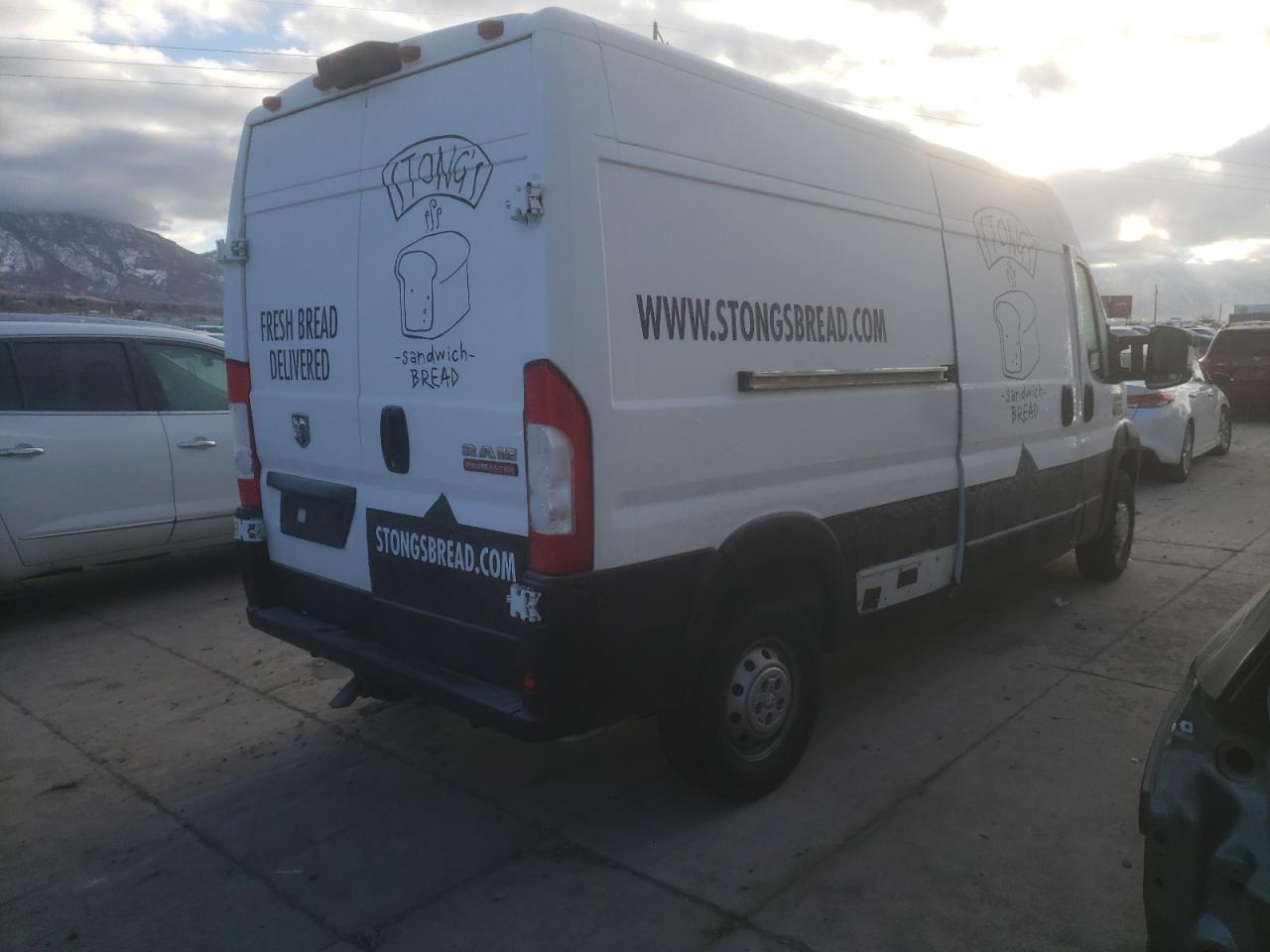 2022 RAM PROMASTER 3500 3500 HIGH VIN:3C6MRVHG3NE124498