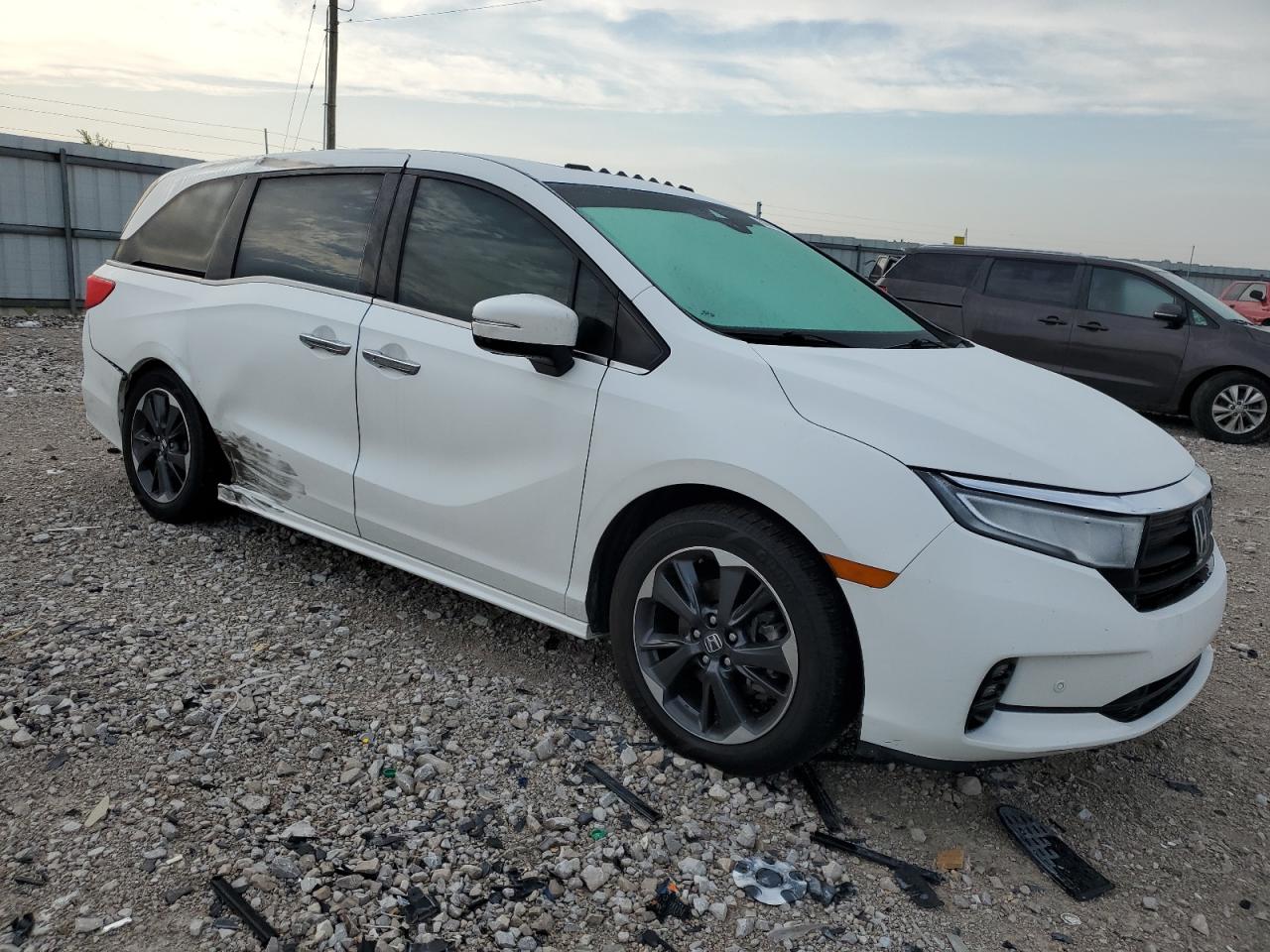 2022 HONDA ODYSSEY ELITE VIN:5FNRL6H98NB003483