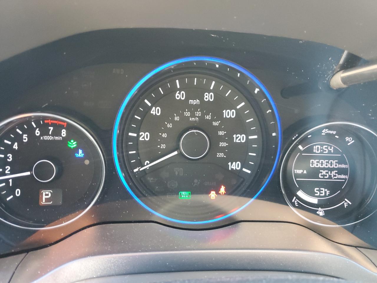 2022 HONDA HR-V SPORT VIN:3CZRU5H13NM710479