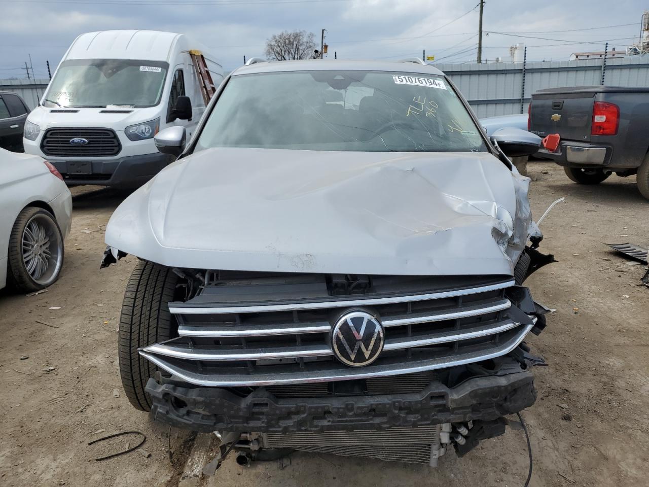 2022 VOLKSWAGEN TIGUAN SE VIN:3VV2B7AX4NM052096