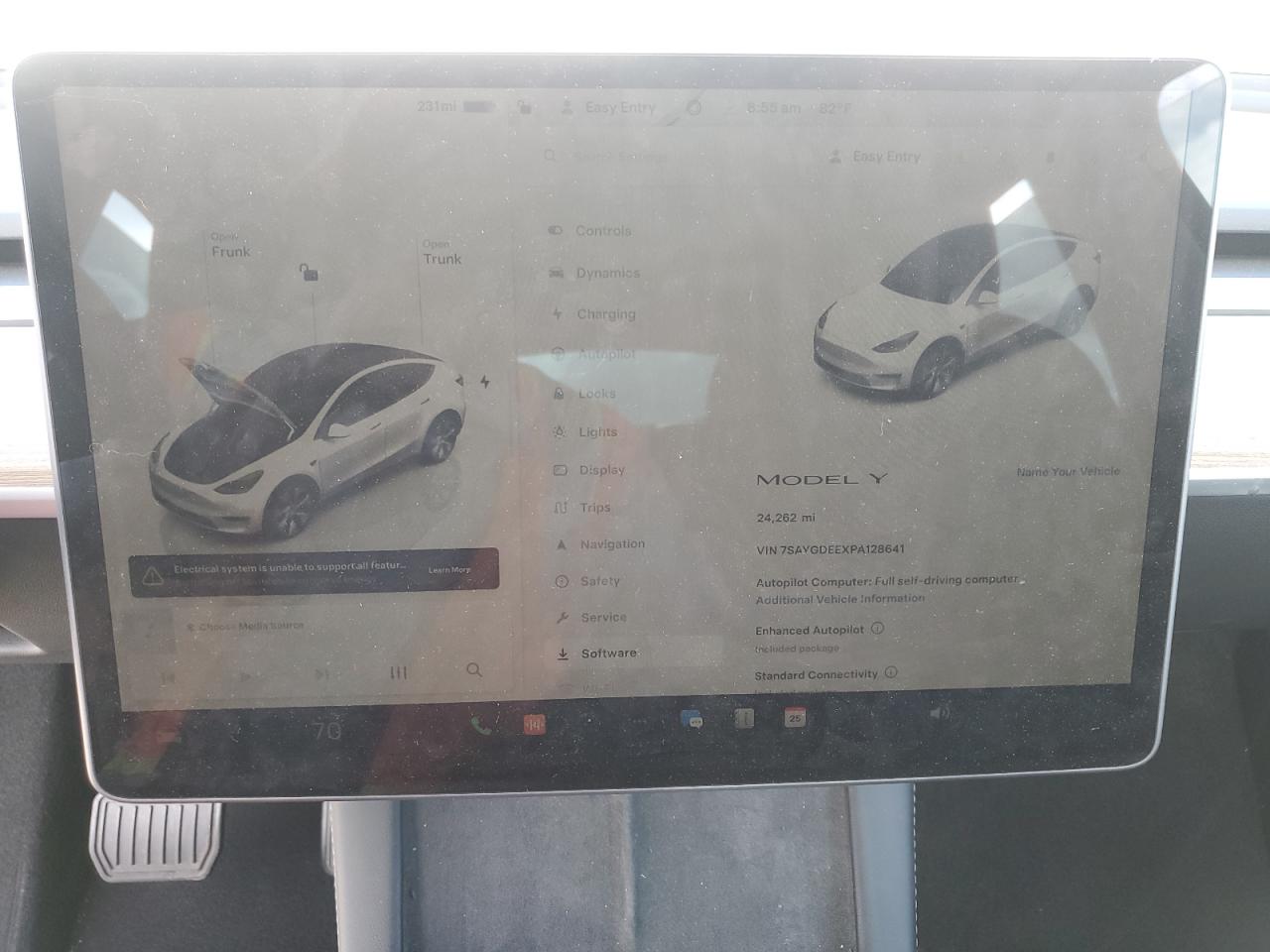 2023 TESLA MODEL Y  VIN:7SAYGDEEXPA128641