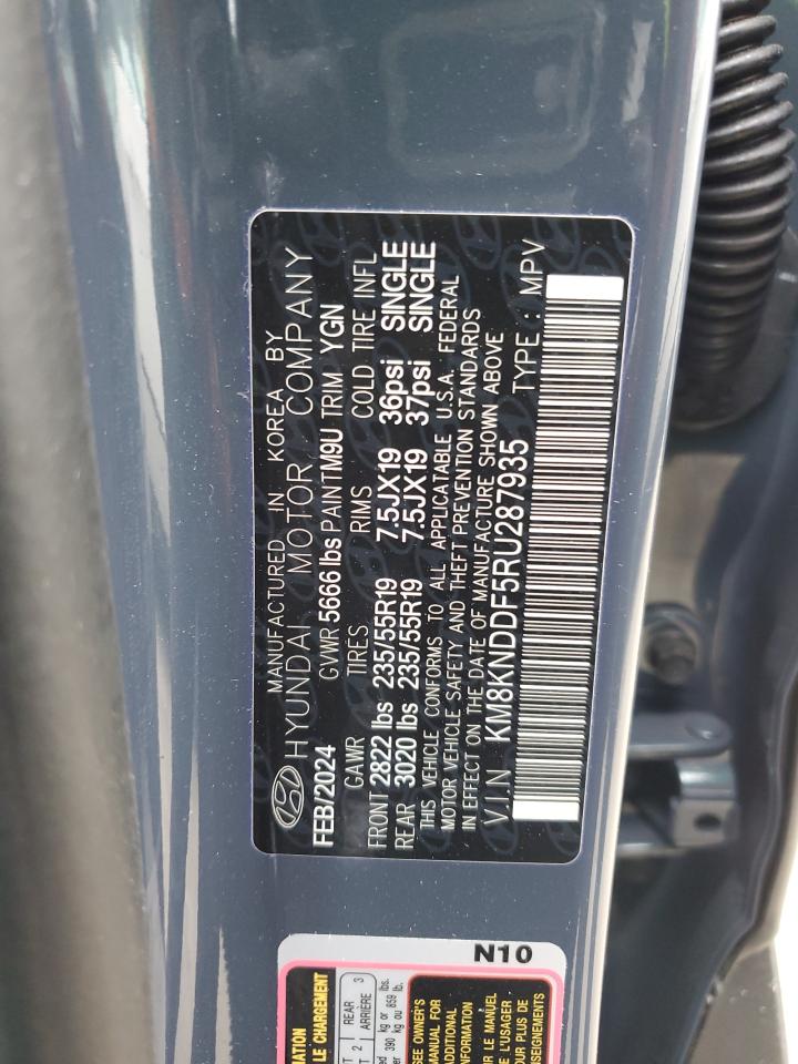 2024 HYUNDAI IONIQ 5 SEL VIN:KM8KNDDF5RU287935