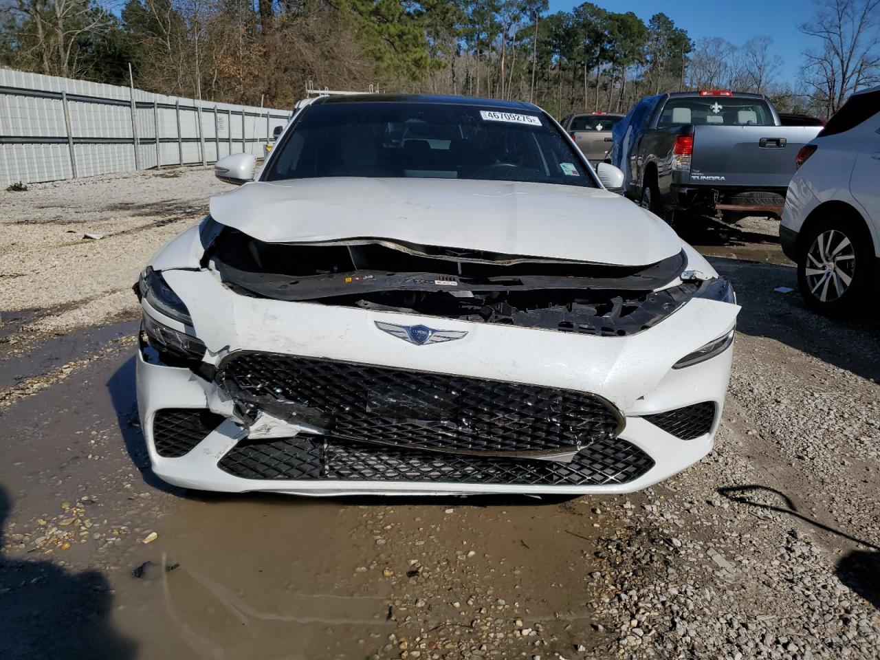 2022 GENESIS G70 BASE VIN:KMTG54TE3NU084590