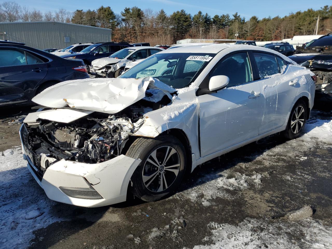 2022 NISSAN SENTRA SV VIN:3N1AB8CVXNY211663