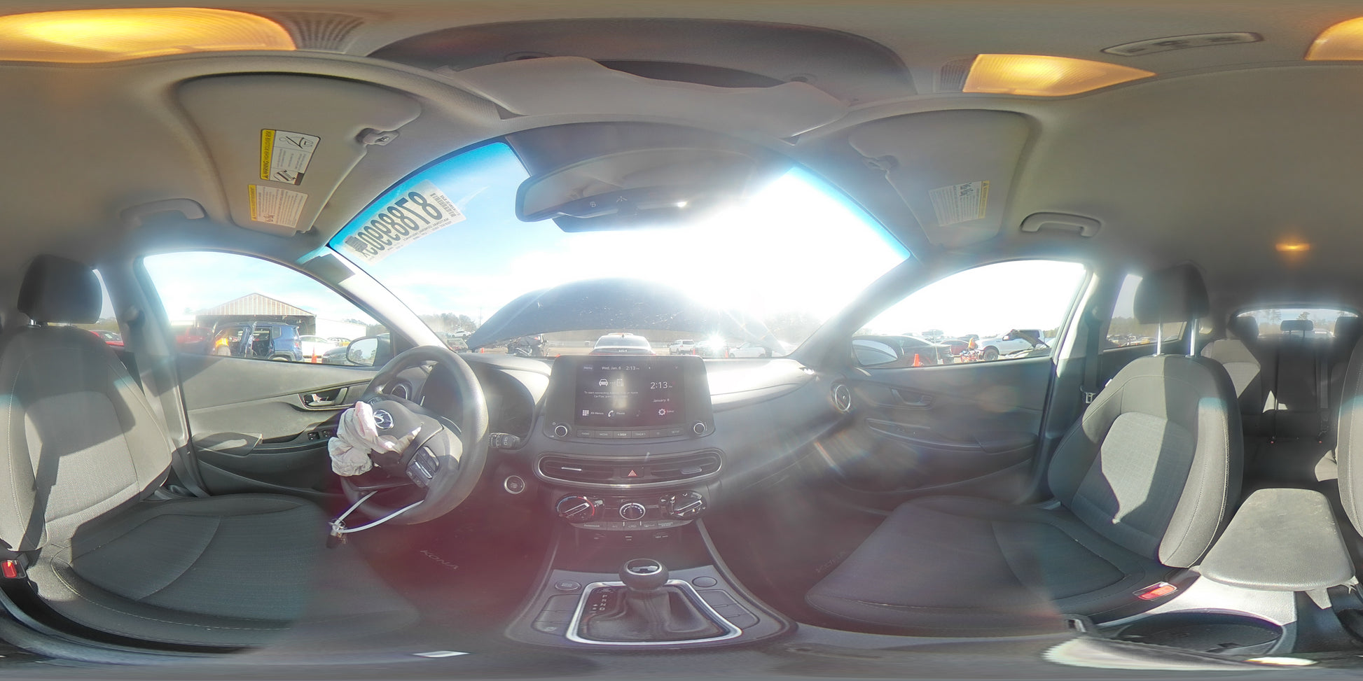 2022 HYUNDAI KONA SEL VIN:KM8K62AB0NU833733