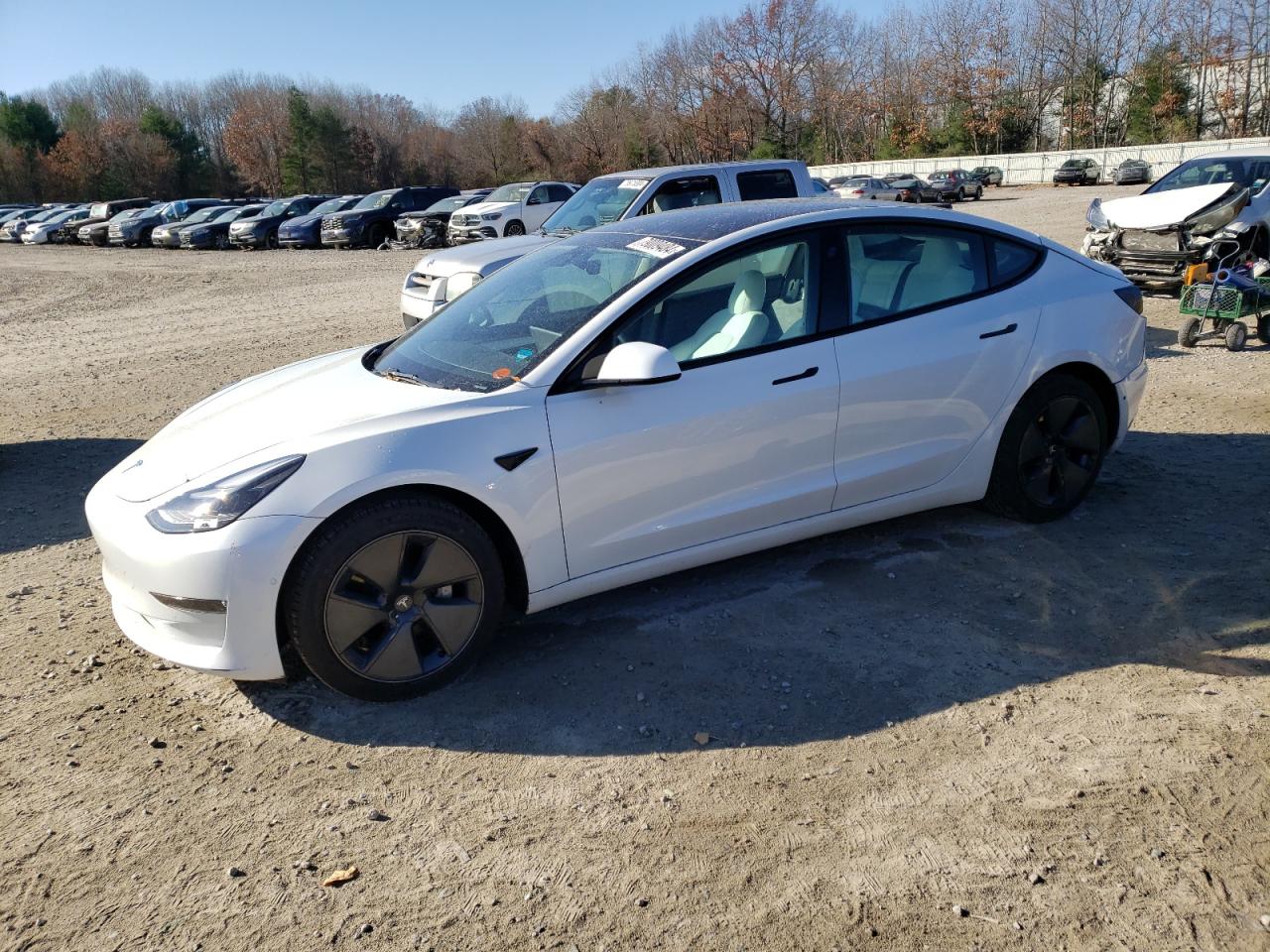 2022 TESLA MODEL 3  VIN:5YJ3E1EB3NF102612