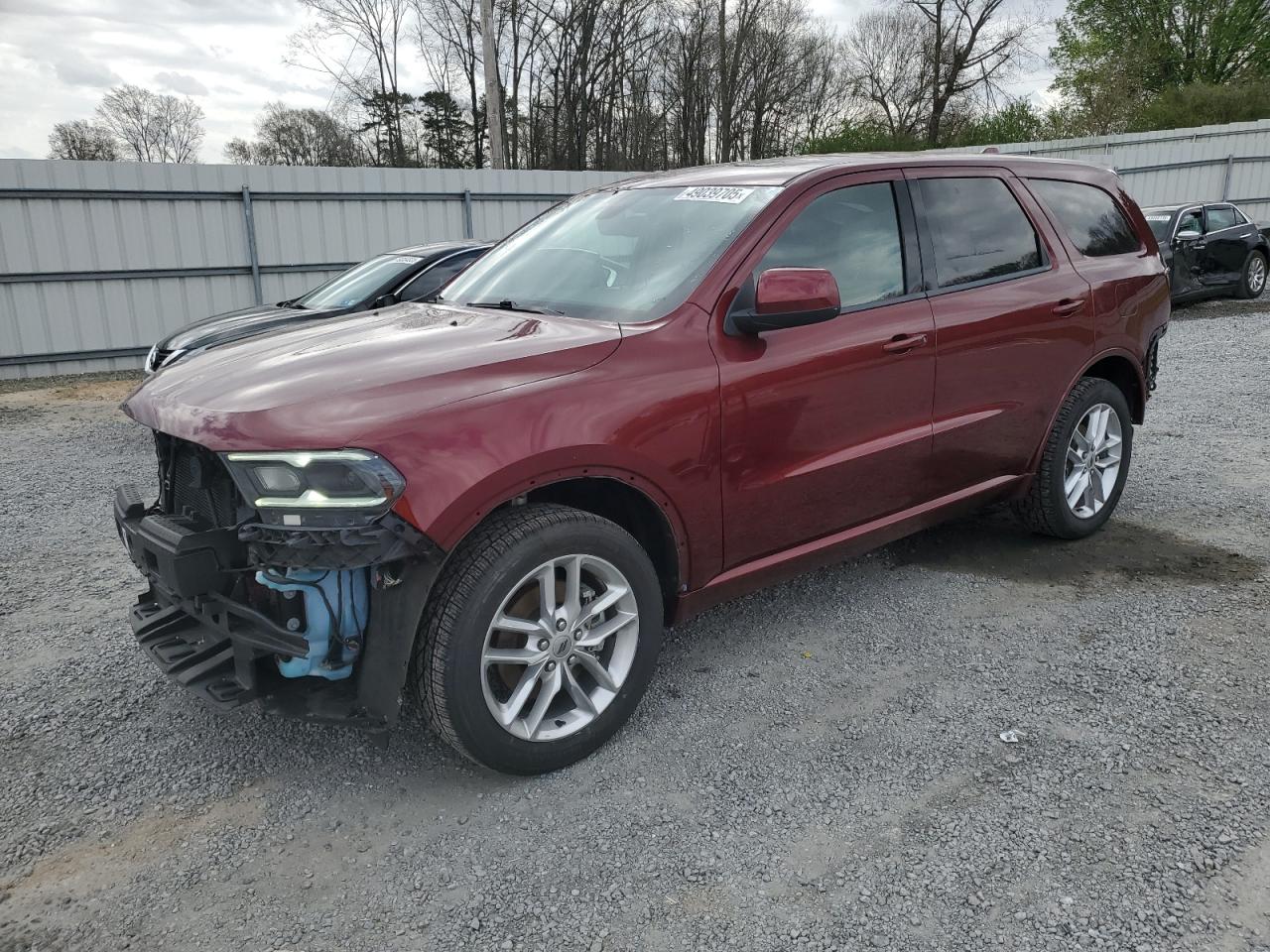 2022 DODGE DURANGO GT VIN:1C4RDJDG0NC219748