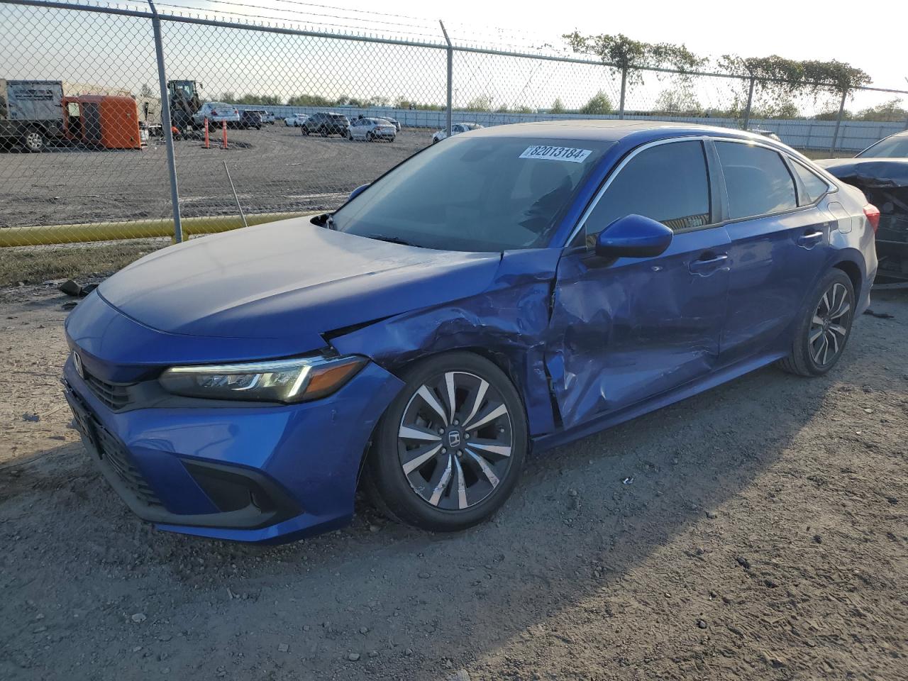 2022 HONDA CIVIC EX VIN:2HGFE1F70NH307503
