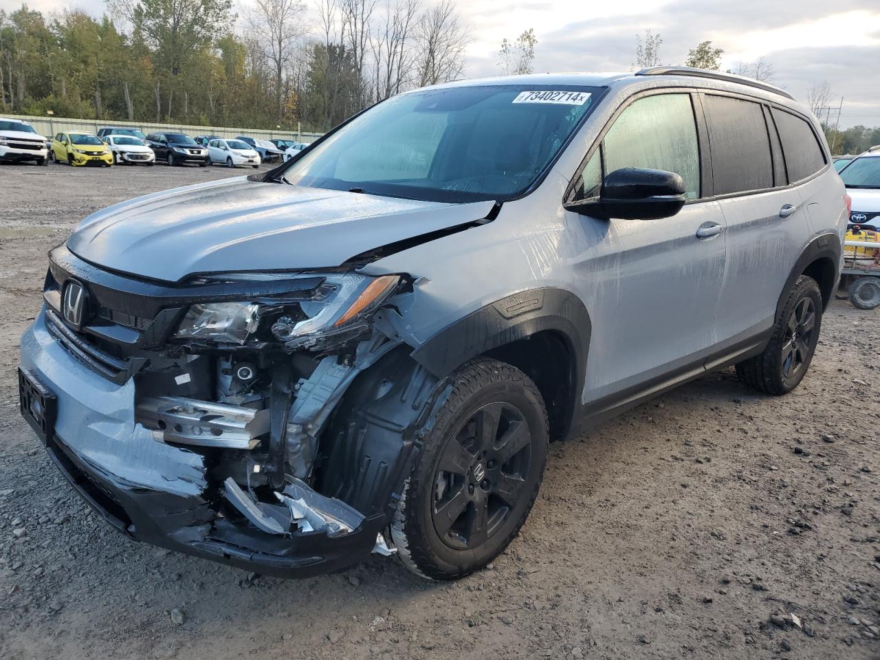 2022 HONDA PILOT TRAILSPORT VIN:5FNYF6H85NB023278