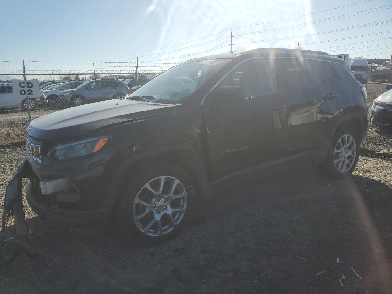 2022 JEEP COMPASS LATITUDE LUX VIN:3C4NJDFB8NT165002