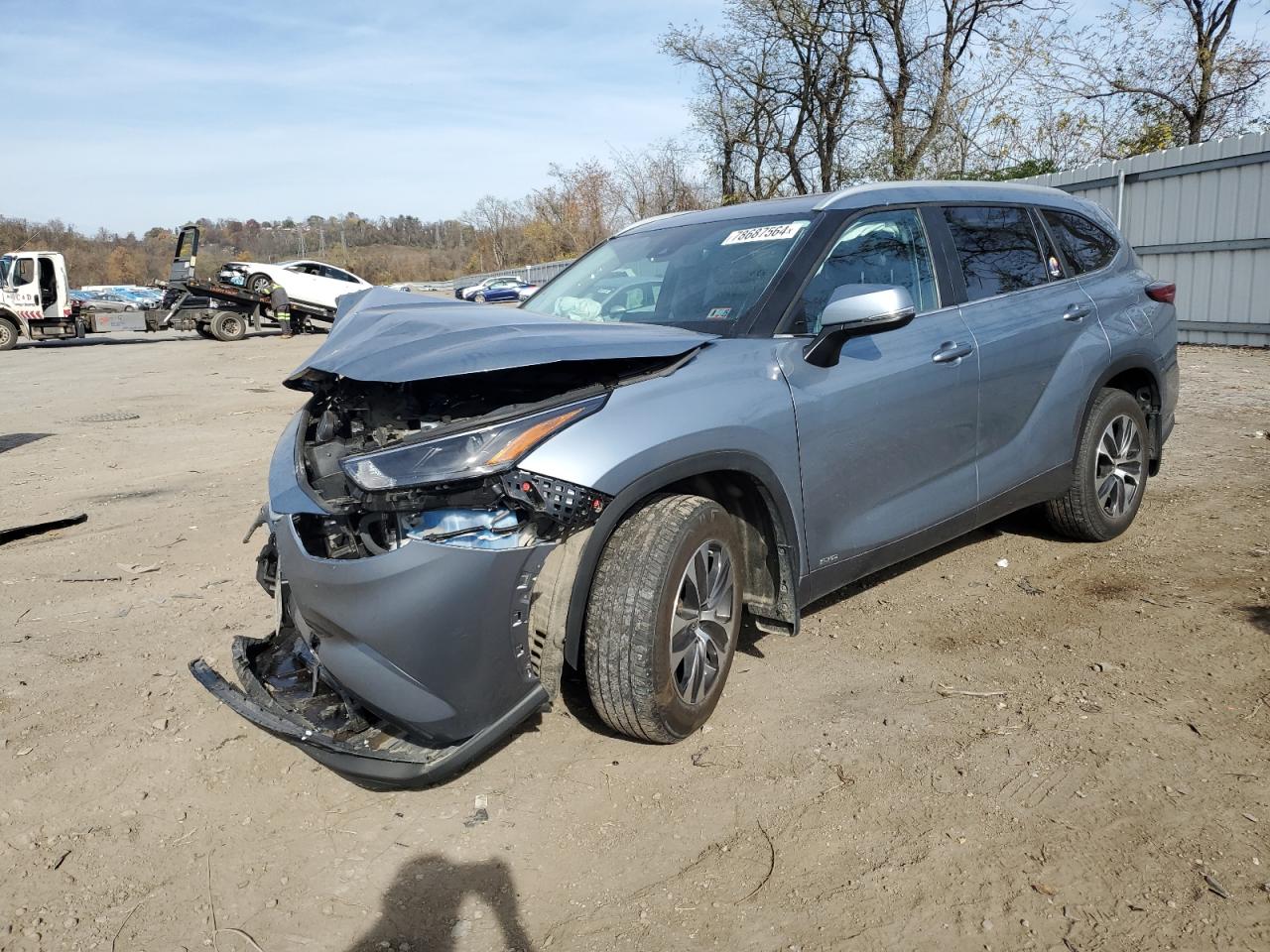 2023 TOYOTA HIGHLANDER HYBRID XLE VIN:5TDKBRCH3PS580649