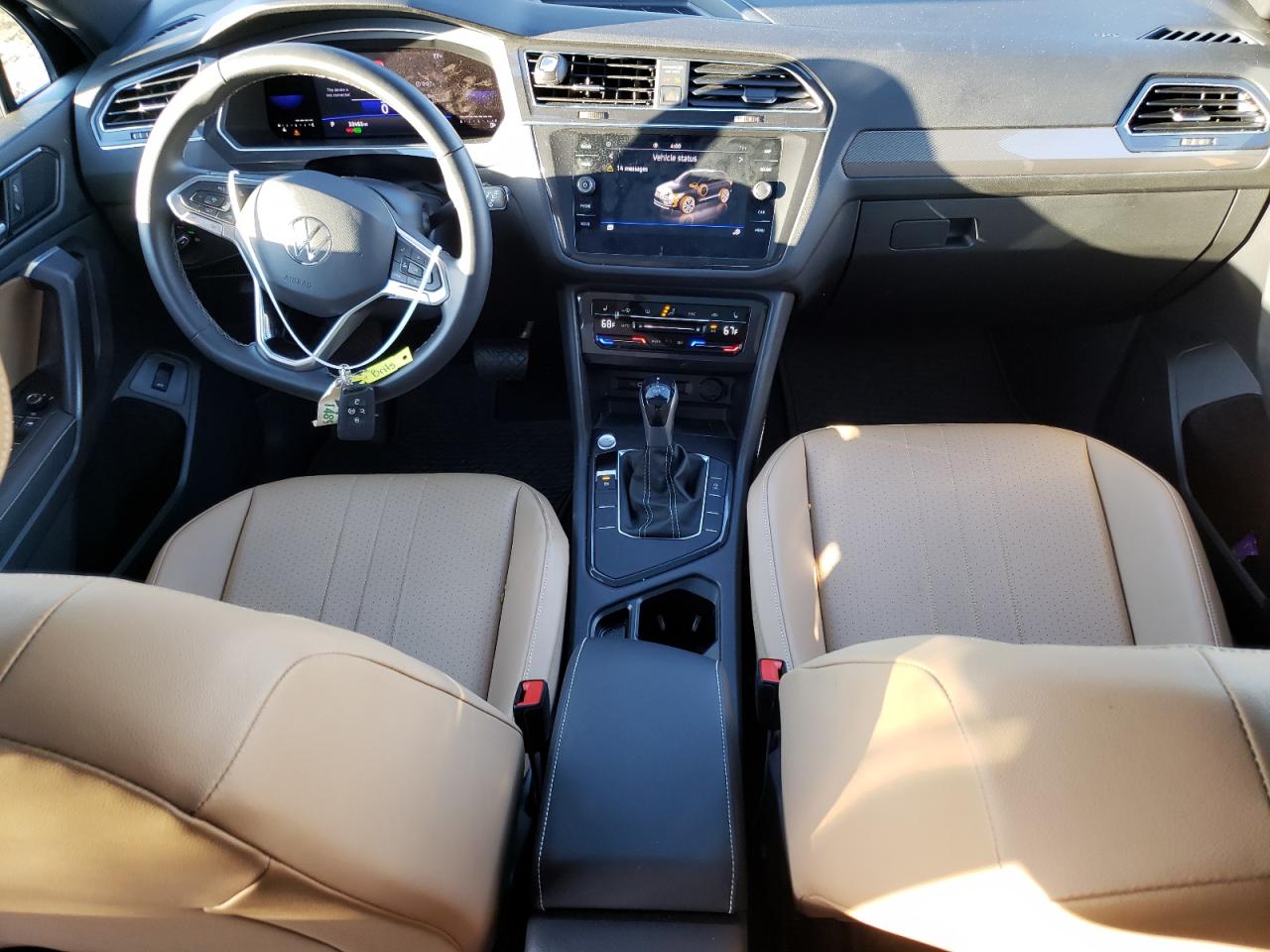 2022 VOLKSWAGEN TIGUAN SE VIN:3VV3B7AX2NM094691