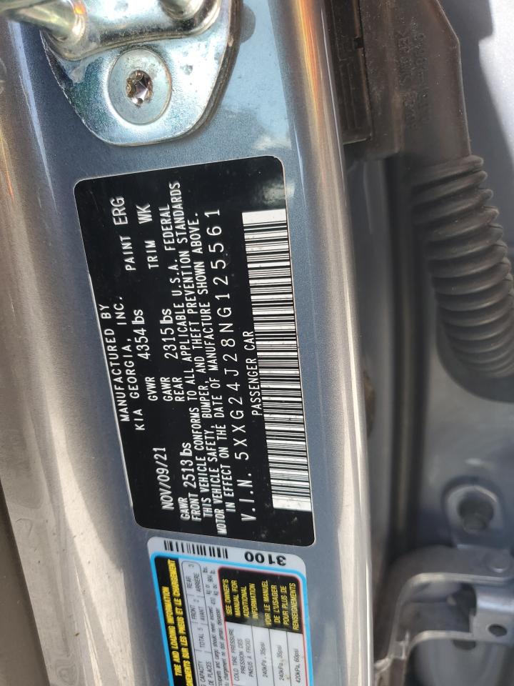 2022 KIA K5 LX VIN:5XXG24J28NG125561