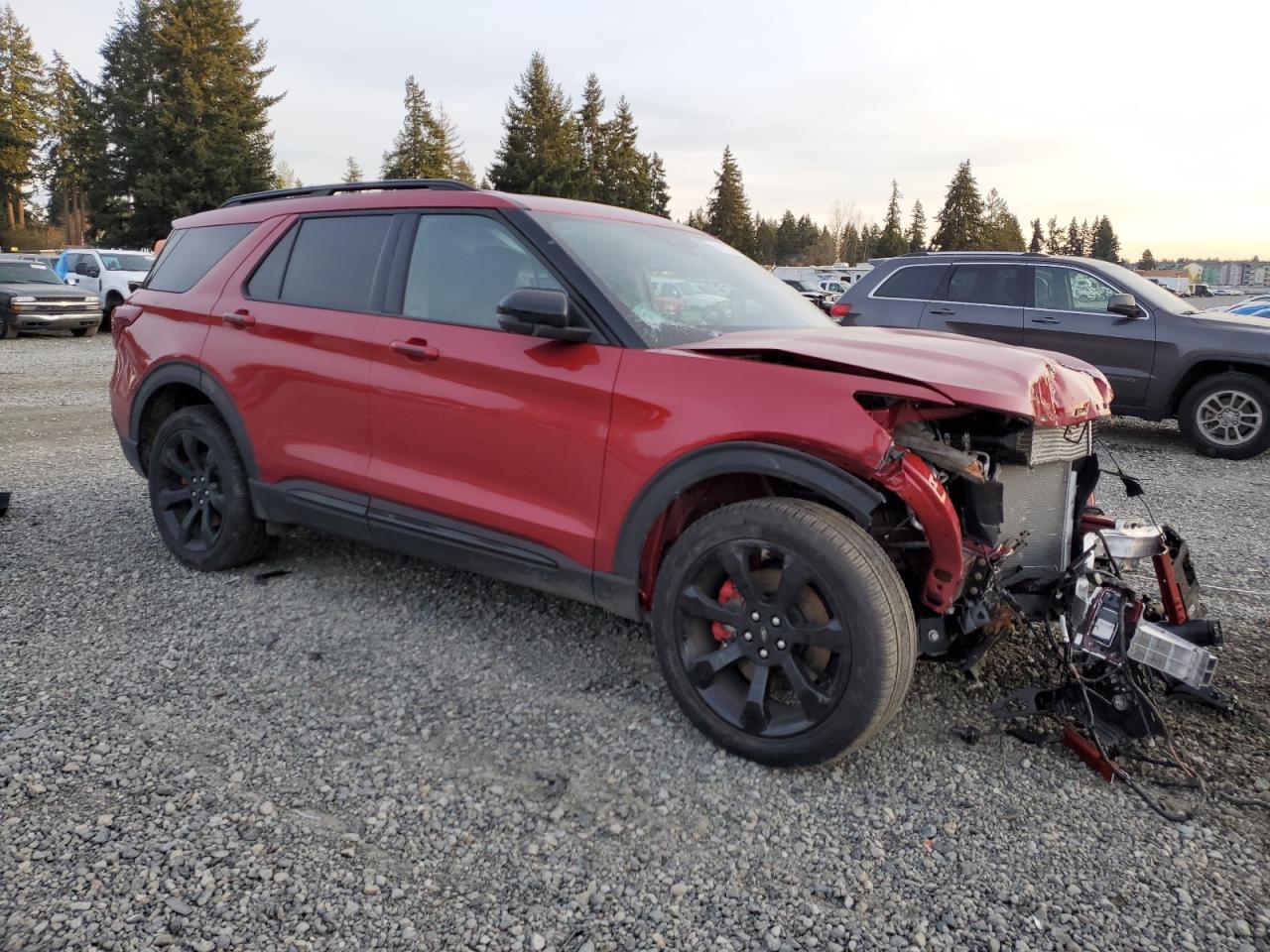 2023 FORD EXPLORER ST VIN:1FM5K8GC2PGA75536
