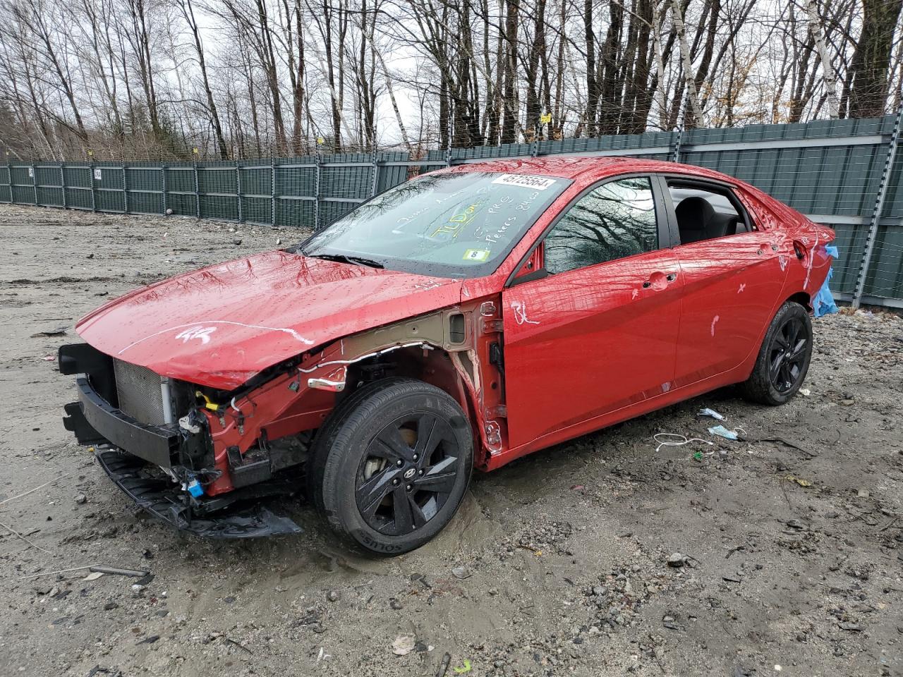 2022 HYUNDAI ELANTRA SEL VIN:5NPLM4AG8NH082896