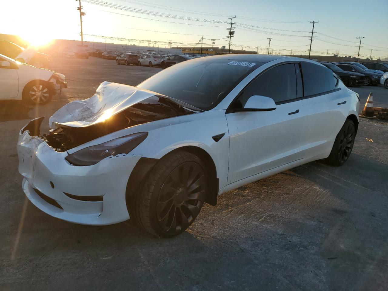2023 TESLA MODEL 3  VIN:5YJ3E1EC4PF518549