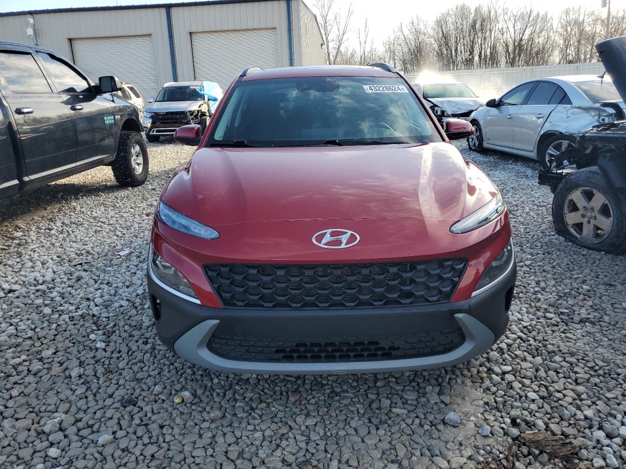 2022 HYUNDAI KONA SEL VIN:KM8K32AB2NU856116