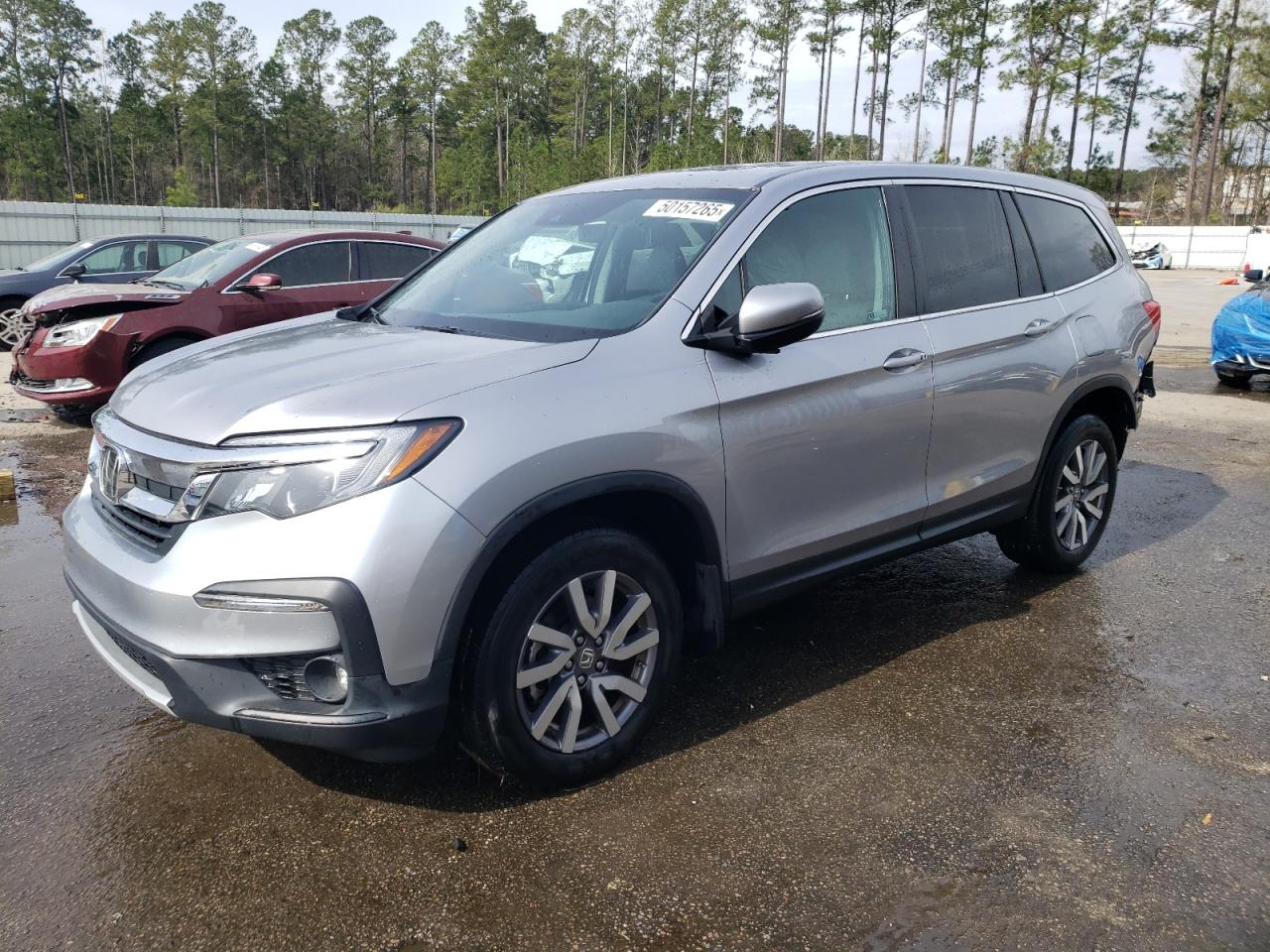 2022 HONDA PILOT EXL VIN:5FNYF5H56NB010233