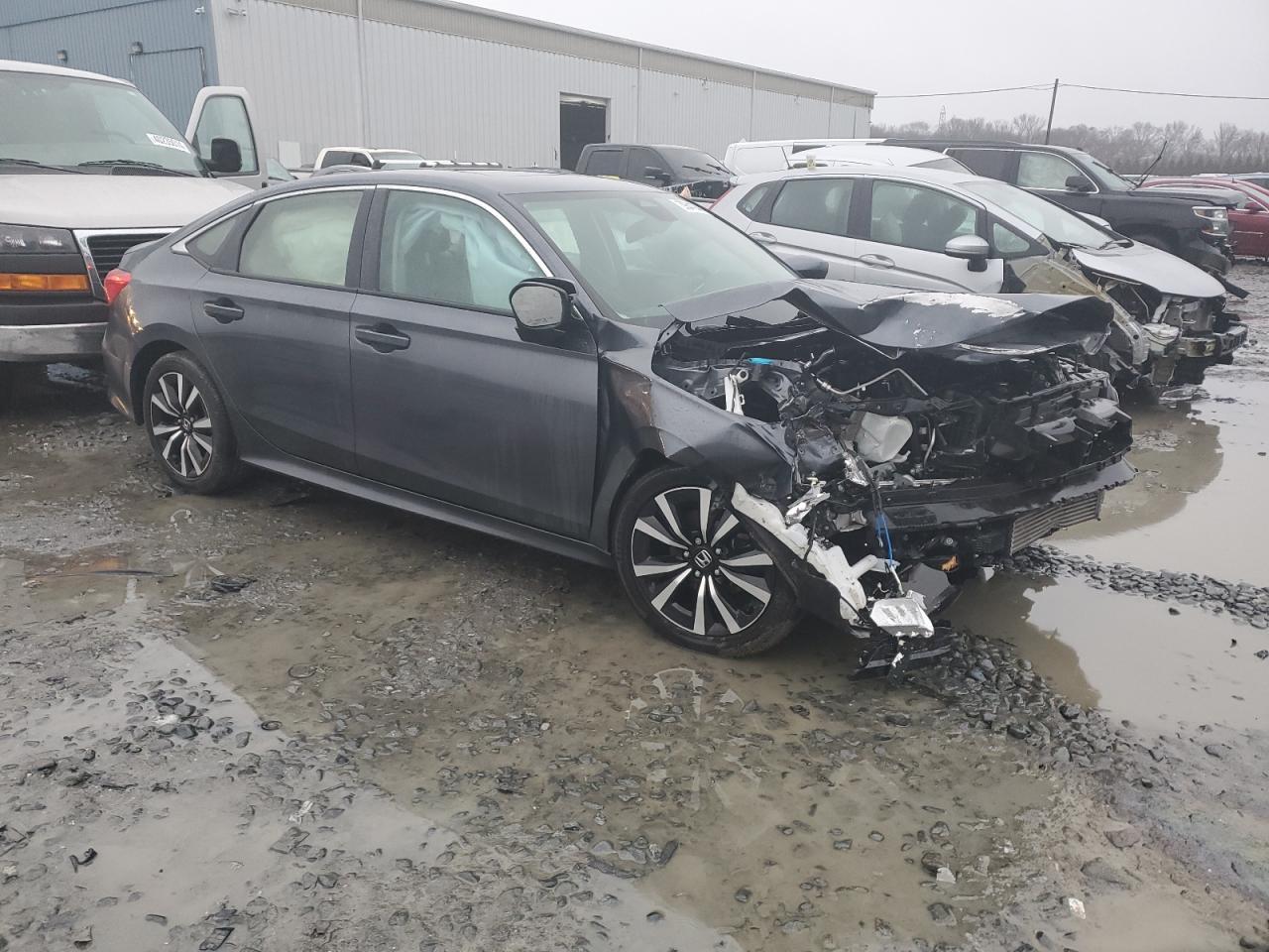 2022 HONDA CIVIC EX VIN:JHMFE1F73NX001291