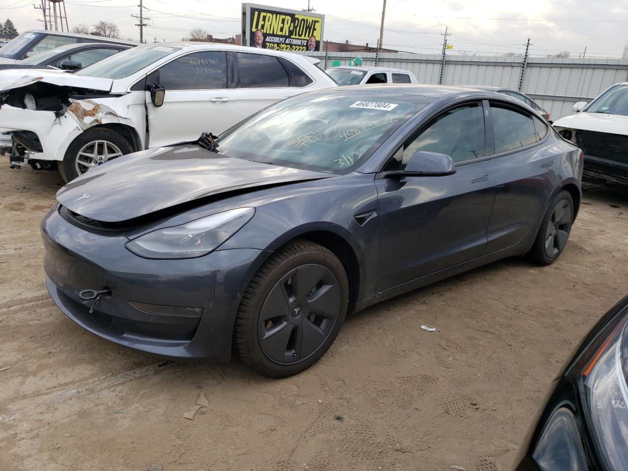 2022 TESLA MODEL 3  VIN:5YJ3E1EBXNF238008