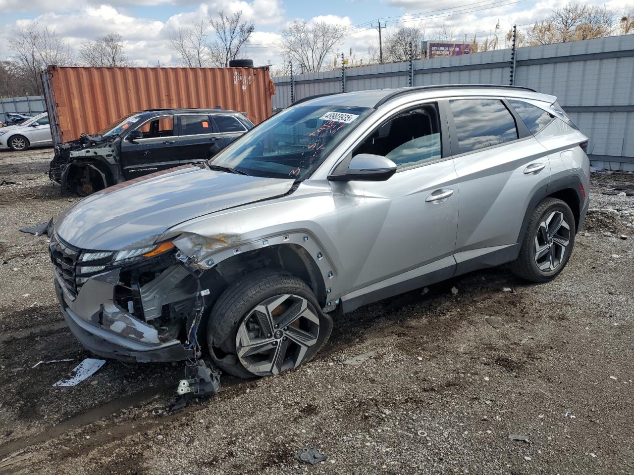 2022 HYUNDAI TUCSON SEL VIN:5NMJFCAE3NH031782