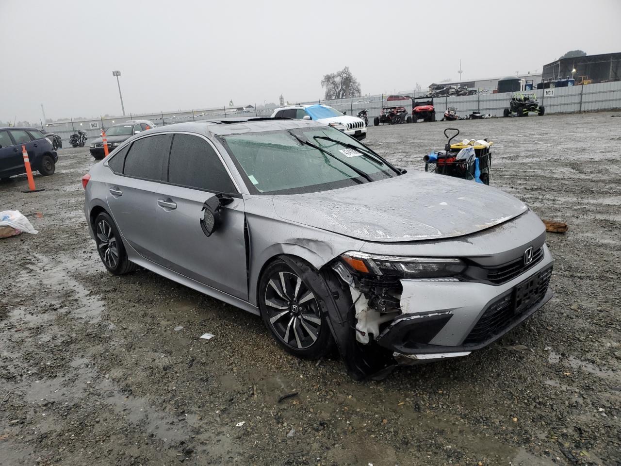 2022 HONDA CIVIC EX VIN:JHMFE1F75NX007061