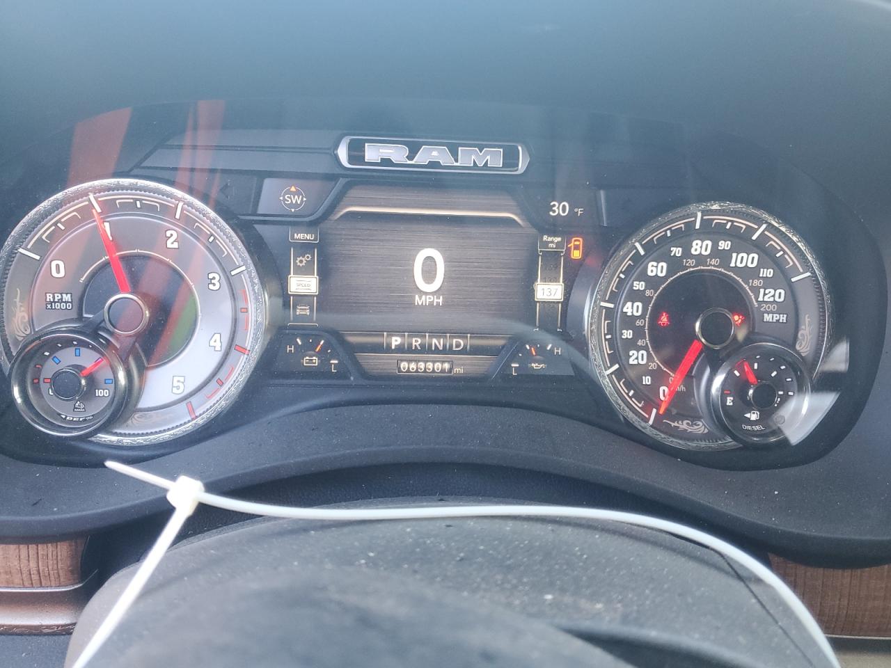 2022 RAM 2500 LONGHORN VIN:3C6UR5GL6NG131450