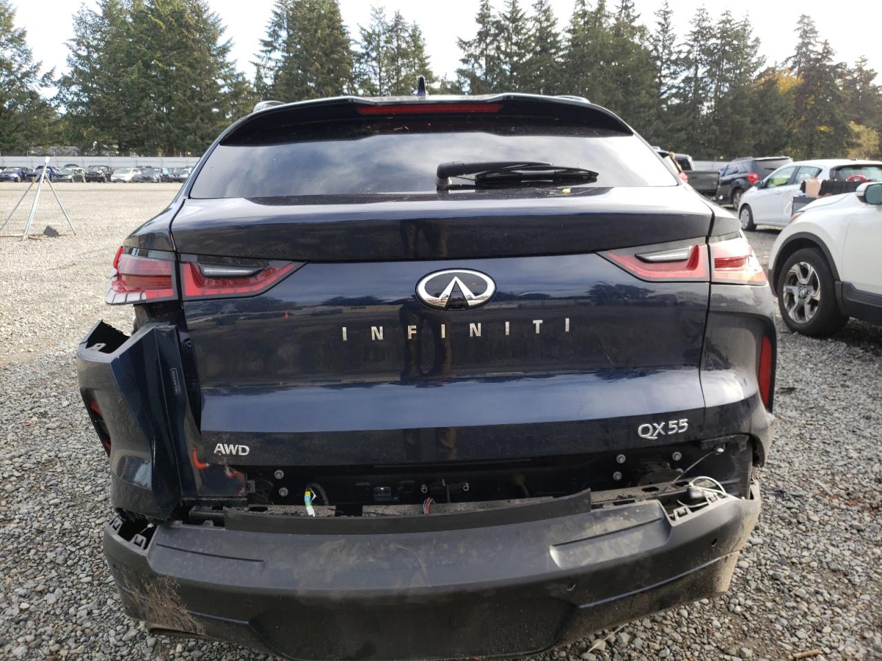 2022 INFINITI QX55 LUXE VIN:3PCAJ5J31NF100883