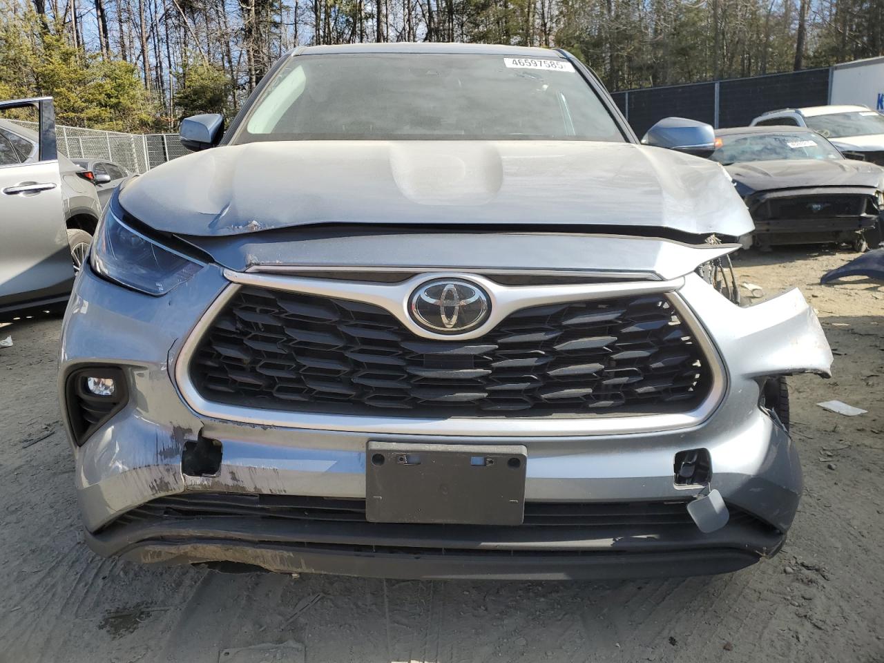 2022 TOYOTA HIGHLANDER L VIN:5TDBZRBH9NS246555